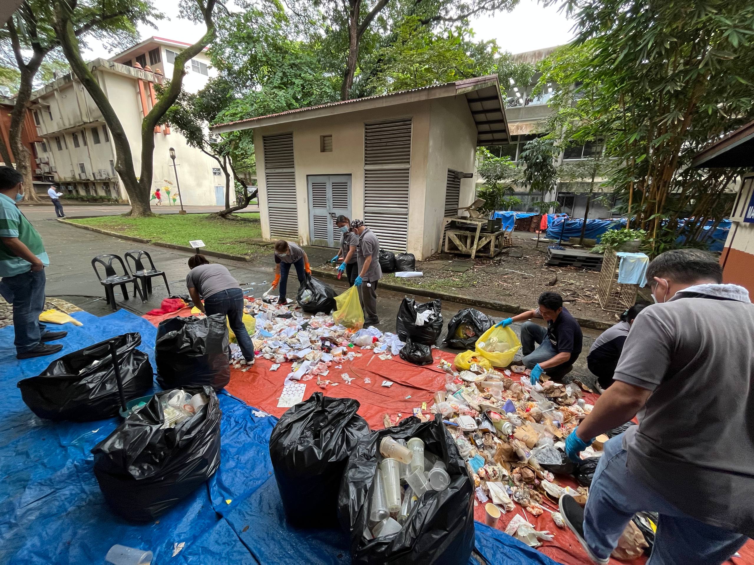 Waste Audit at the Ateneo Higher Education Materials Recovery Facility