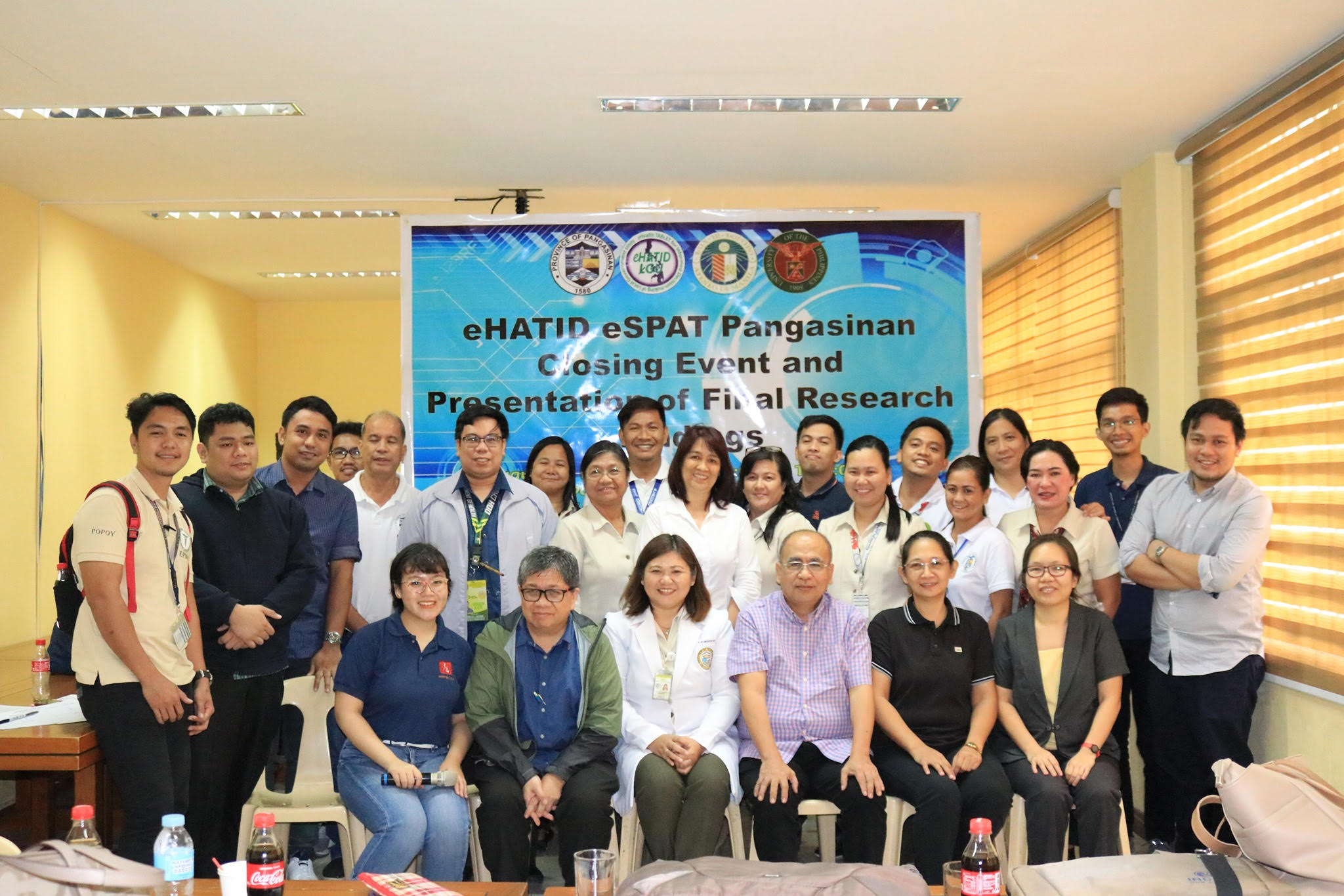 Dr Dennis Batangan with some members of the IPC eHatid team and partners from the local government units of Pangasinan