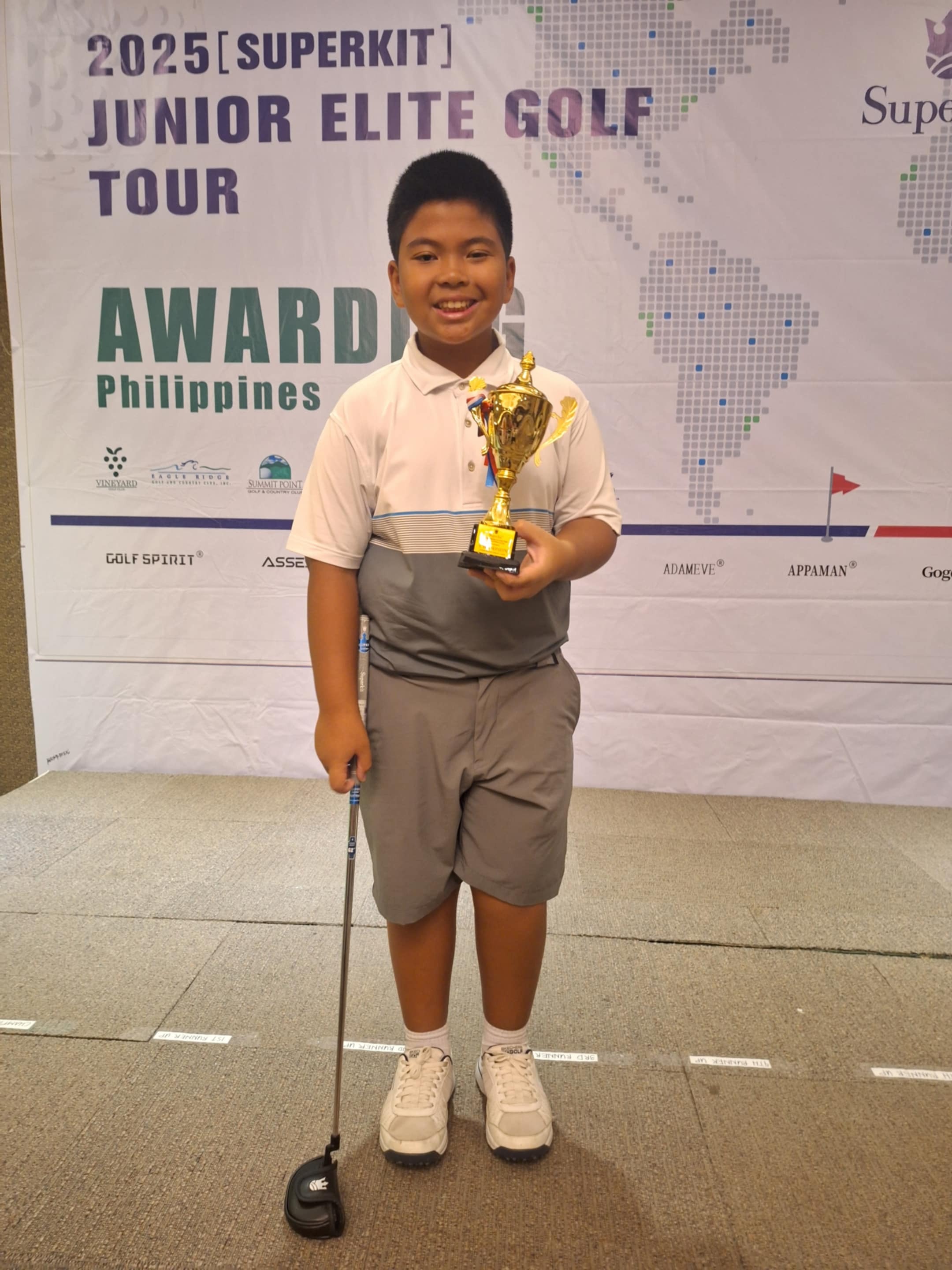 Luis Espinosa, Boys' 10-12 Champion