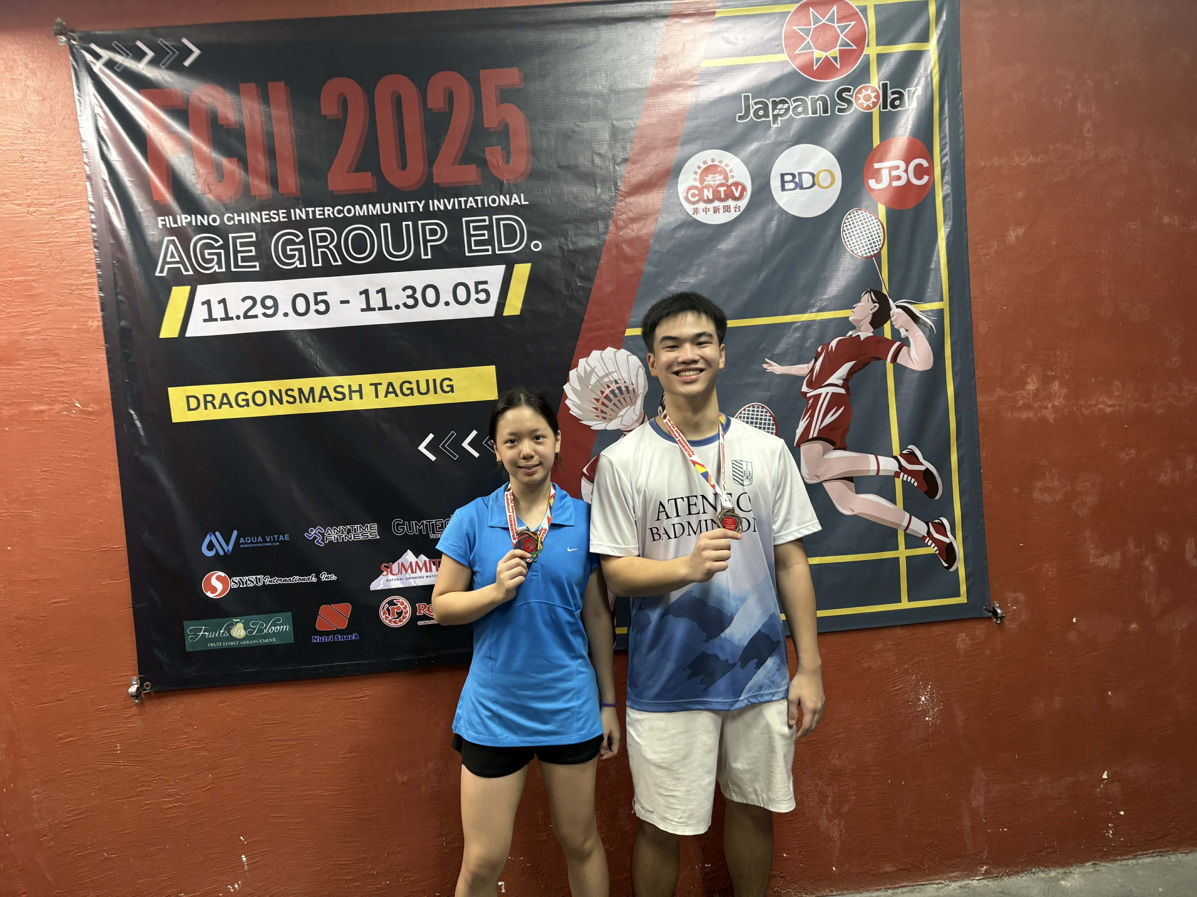 Mia Benasa (left) and Quito Ongpin