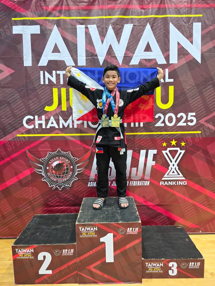 double gold at the Taiwan International Jiu-Jitsu Championship