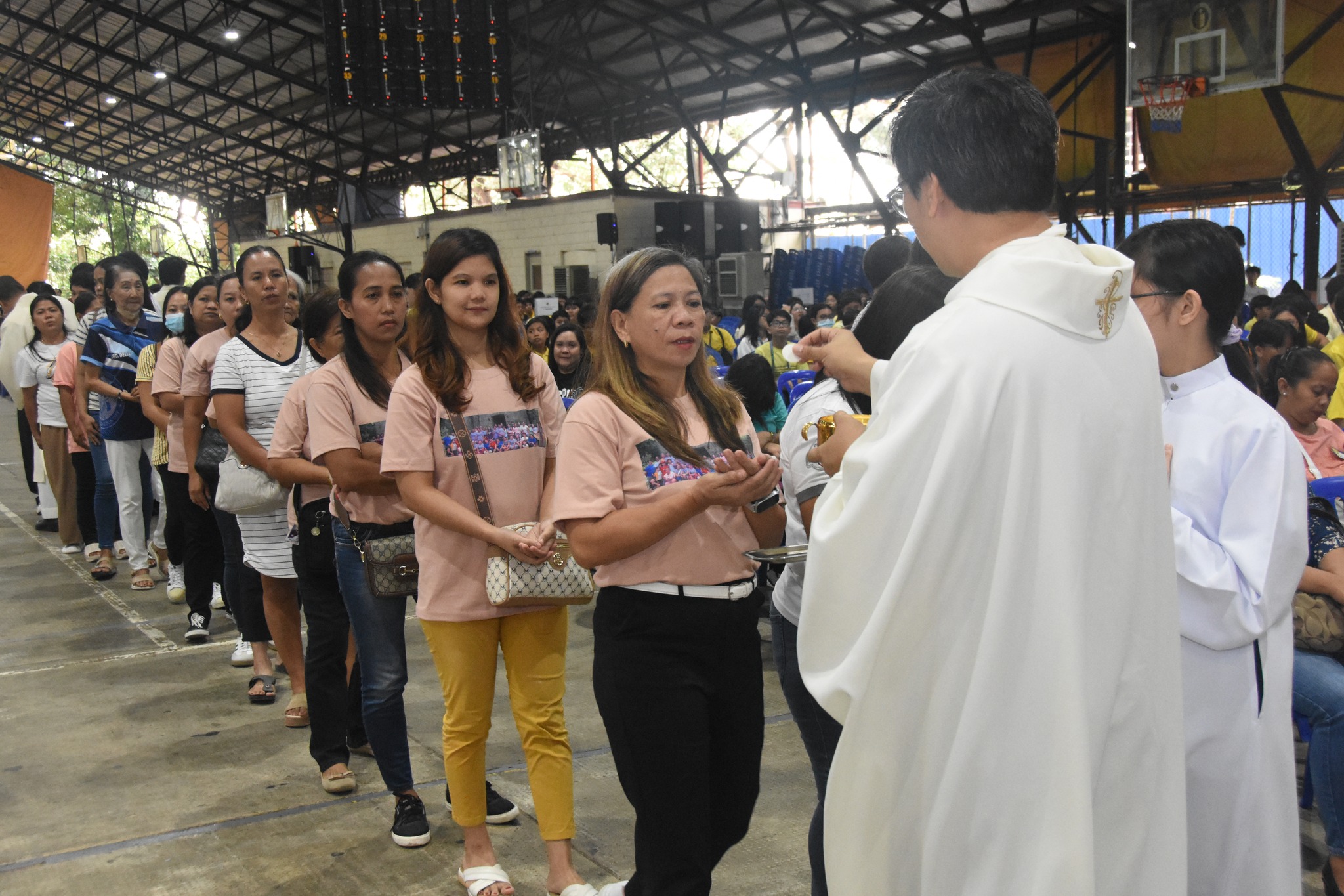 Representatives from our Christian Service Involvement Program (CSIP) partner communities from Brgy Milagrosa, Project 4, Salikneta Farm, Valeriano E Fugoso Memorial Elementary School, and Sapang Palay were special guests during the AJHS Force for Good Mass.