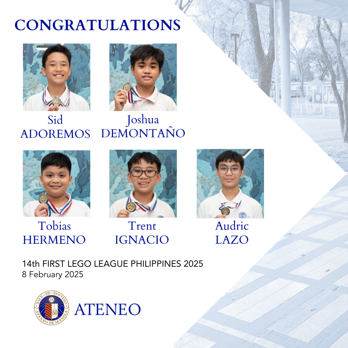 AGS Robotics Varsity Slide 1 of 2  