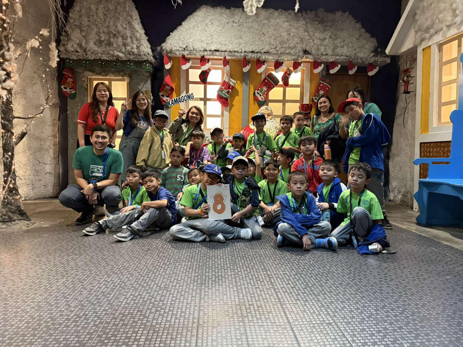 The Kamagong boys at Manila Ocean Park's Christmas Village 