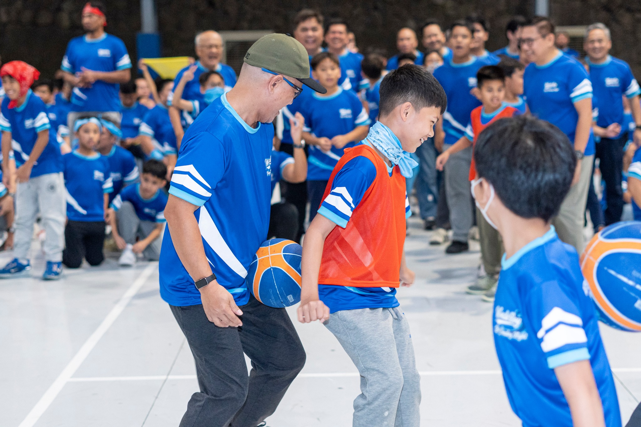 A showcase of sportsmanship and friendly competition during games