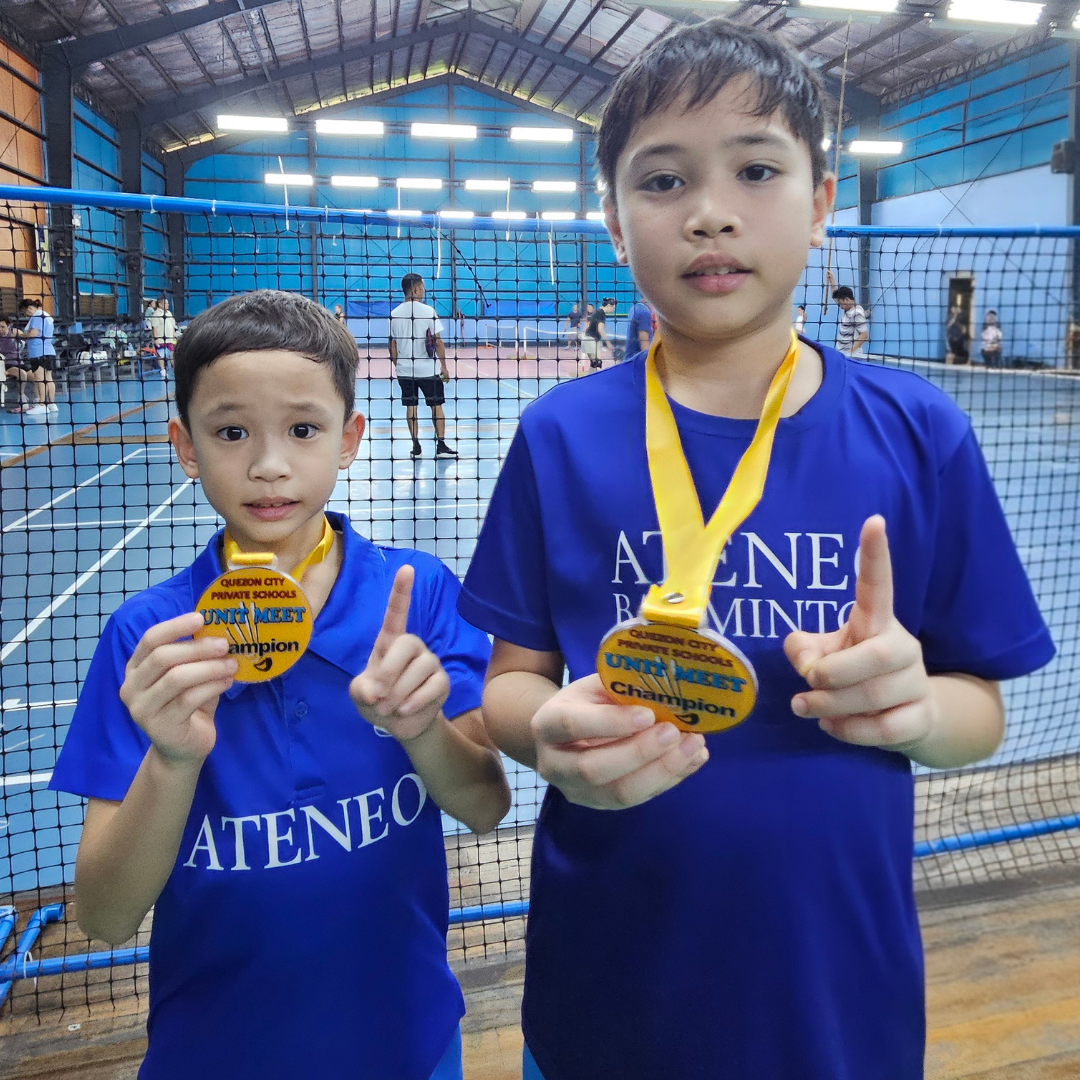 Elementary Boys’ Doubles Champions David Callanta & Noah Callanta 