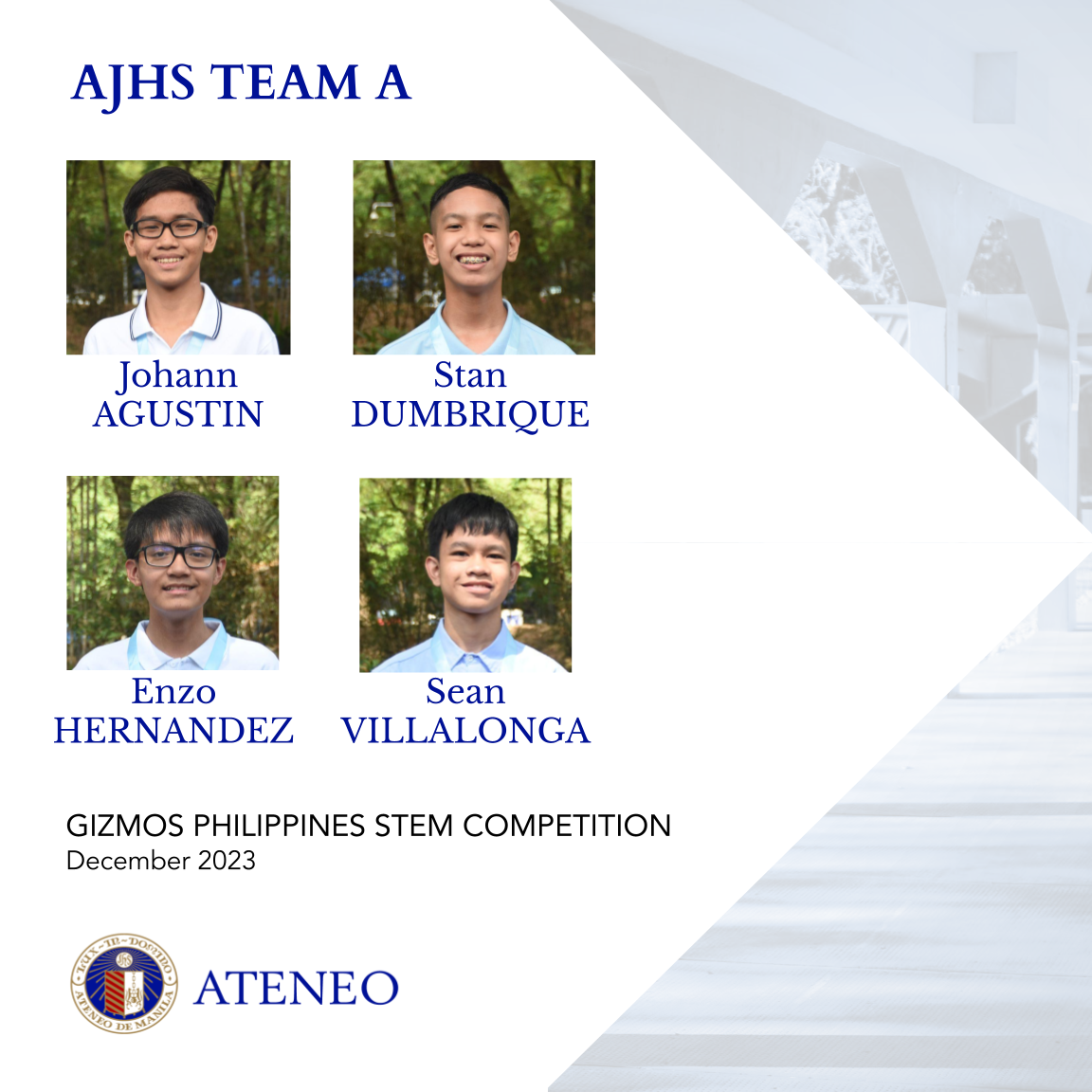 category 2 gold medalists 