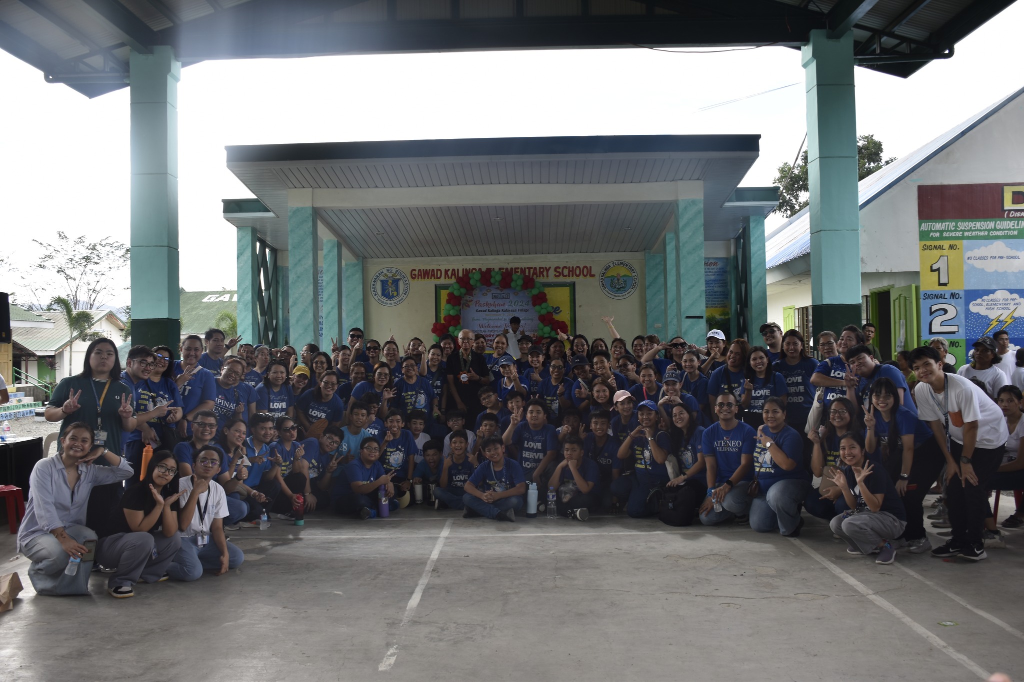 Paskuhan 24’ volunteers with Fr. Ben Nebres SJ