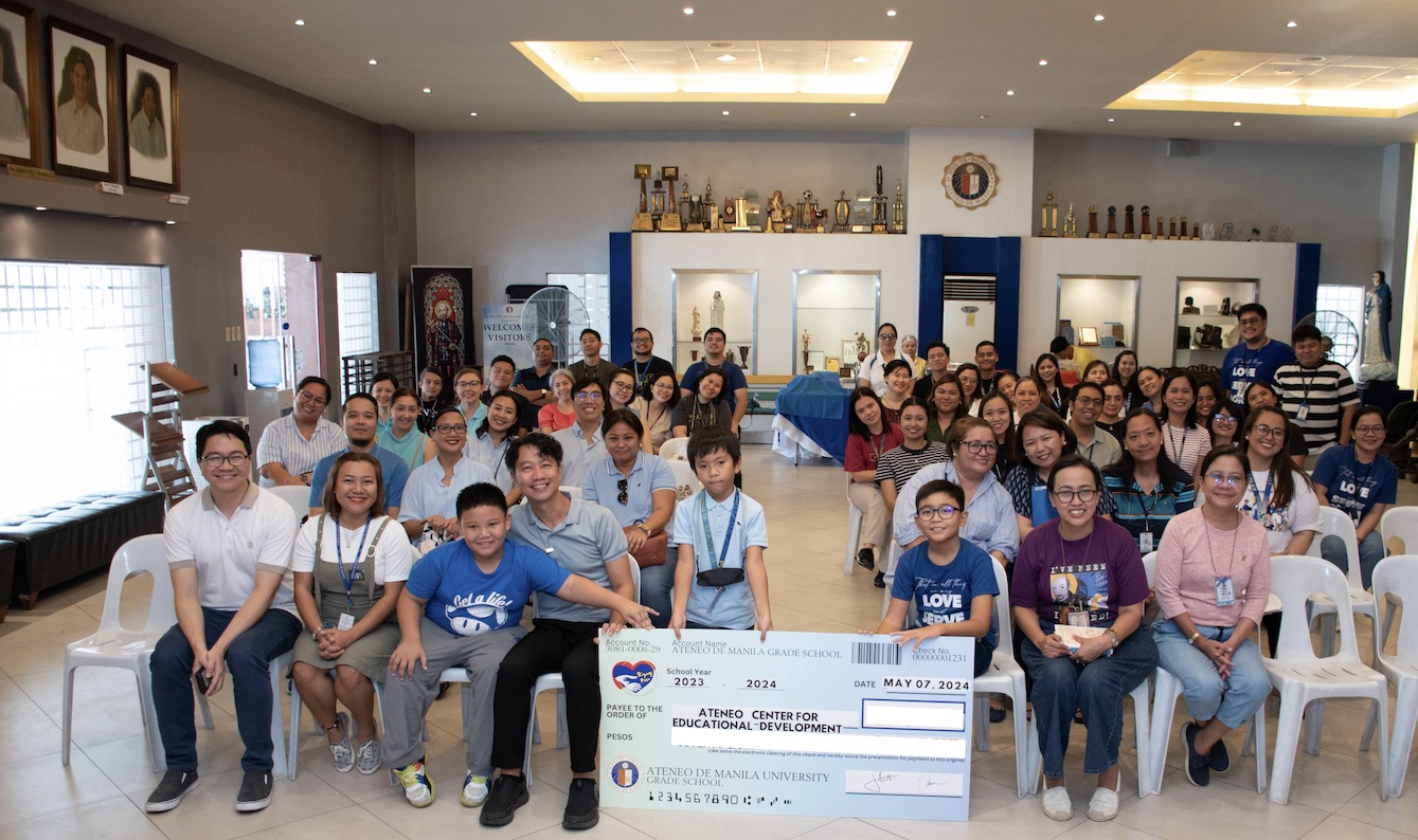 A gift from the Grade 3 family to friends from Francisco P Felix Elementary School