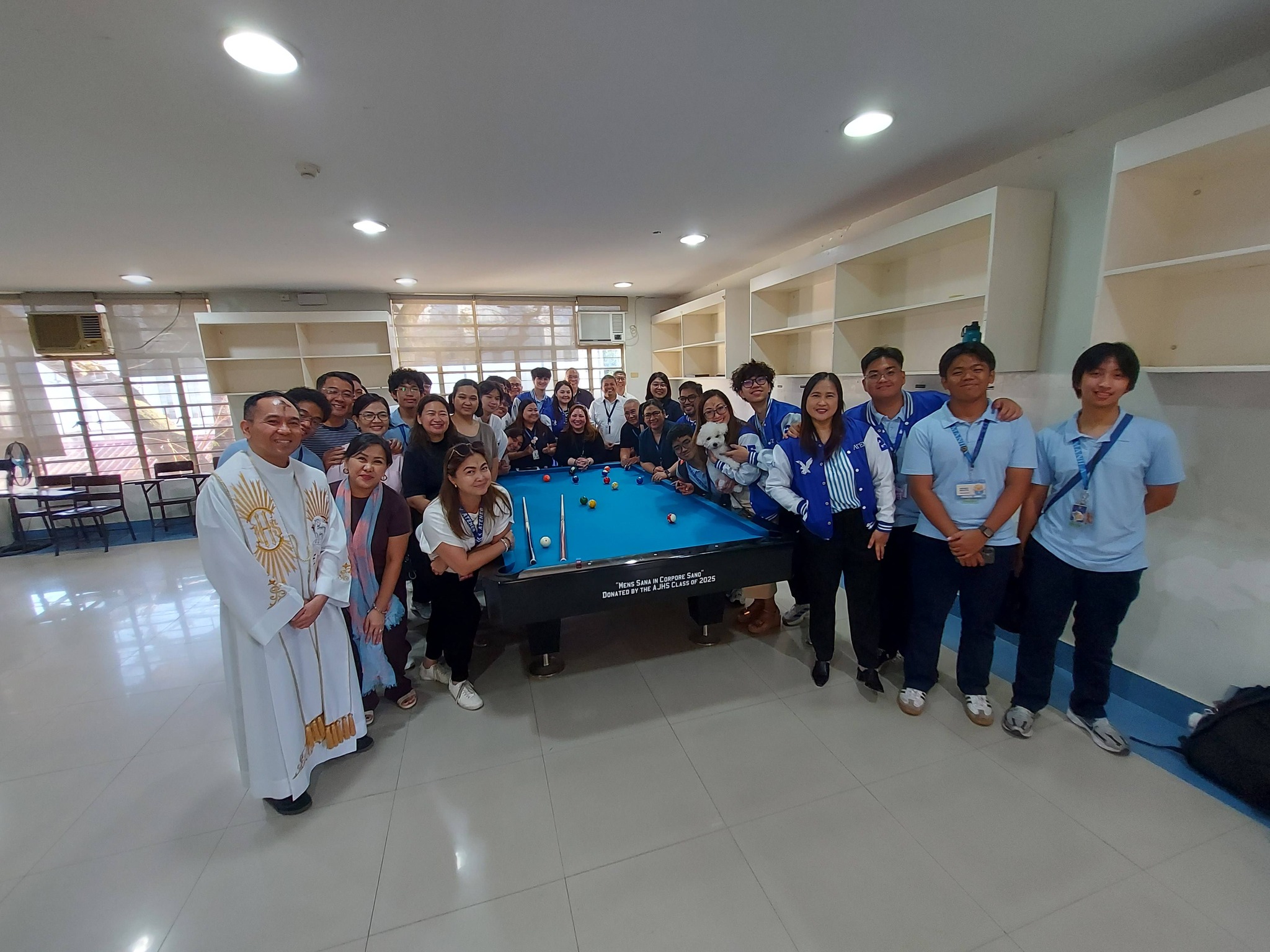 Members of the AJHS community present during the ceremony.