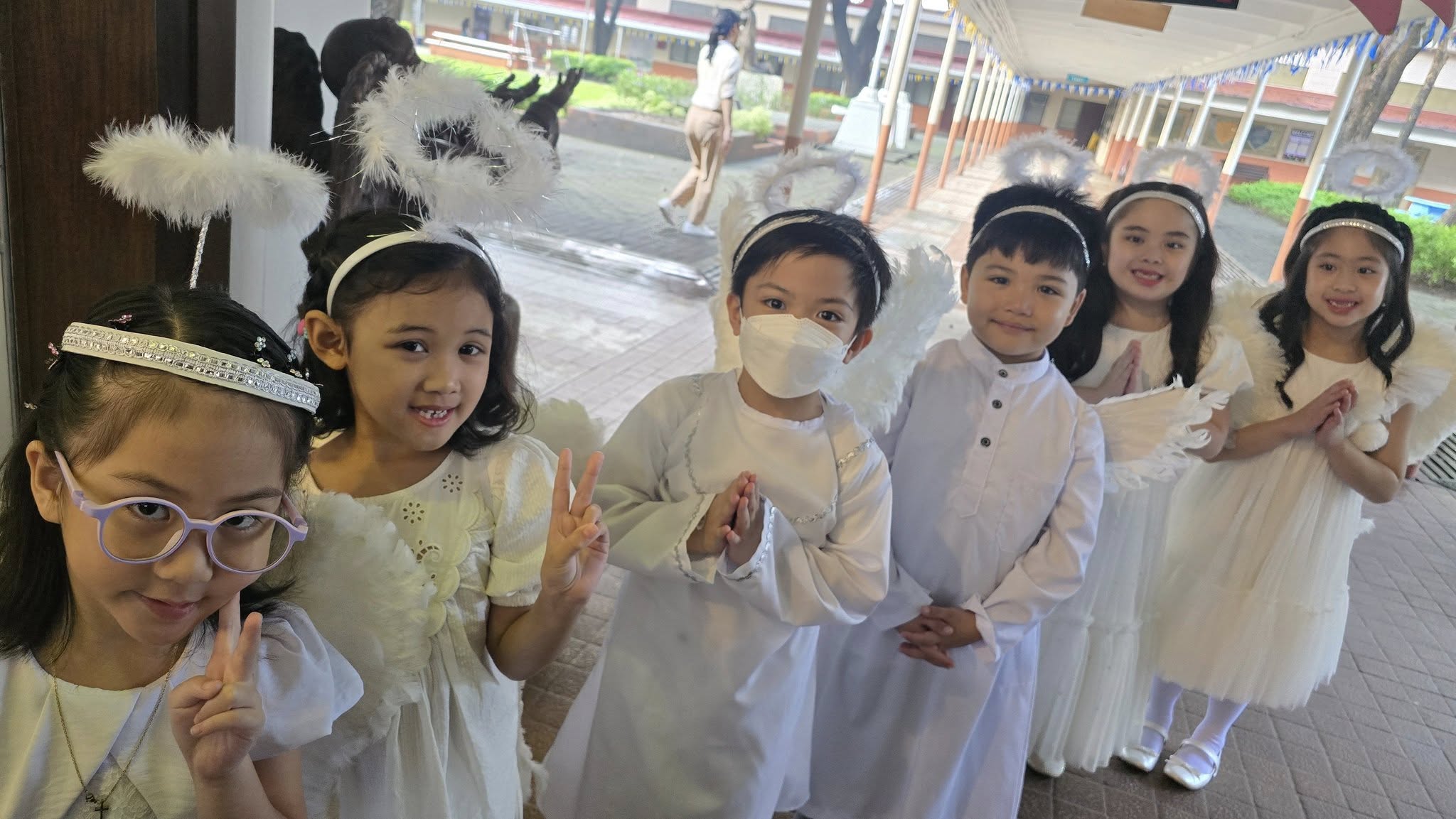 At the Chapel of the Holy Guardian Angels