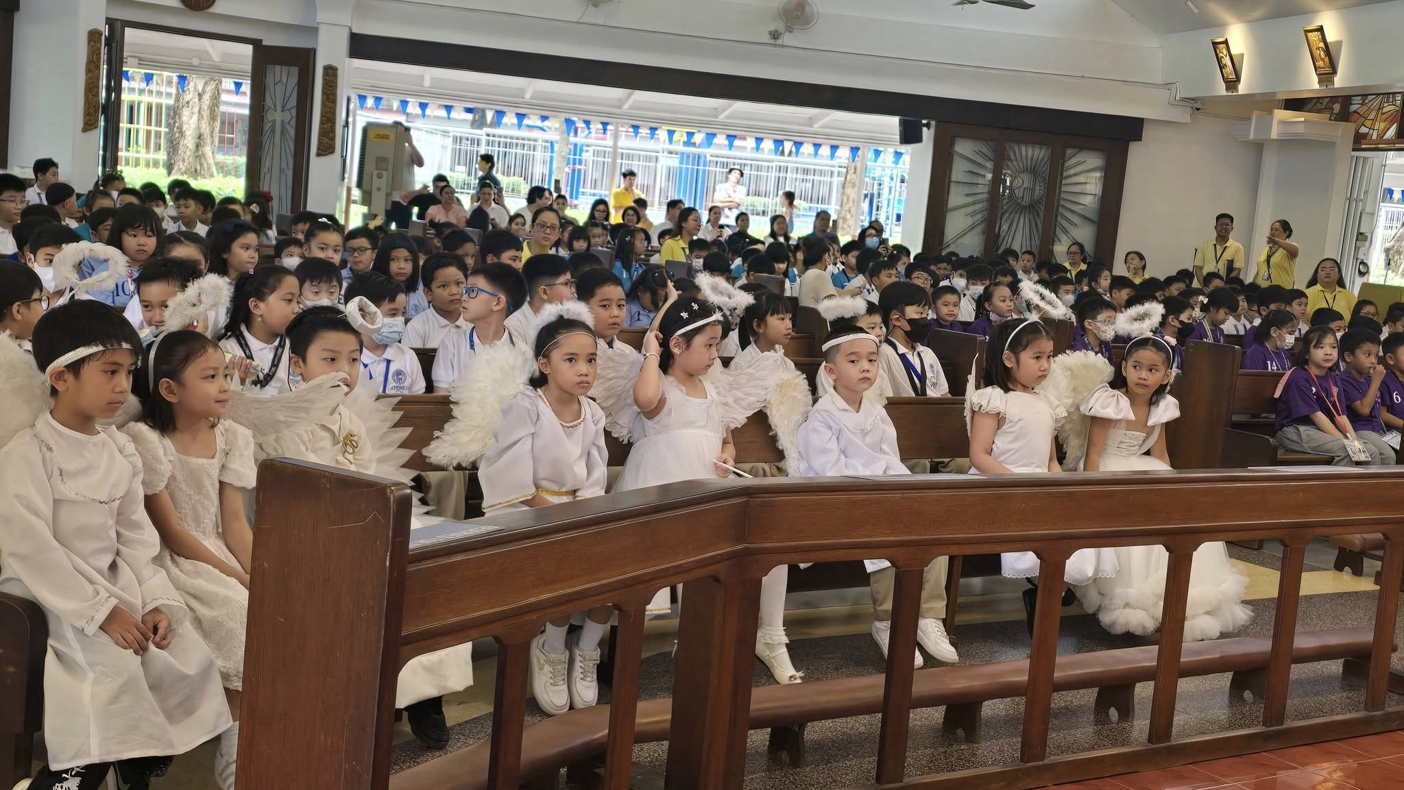 Angels in the Chapel of the Holy Guardian Angels