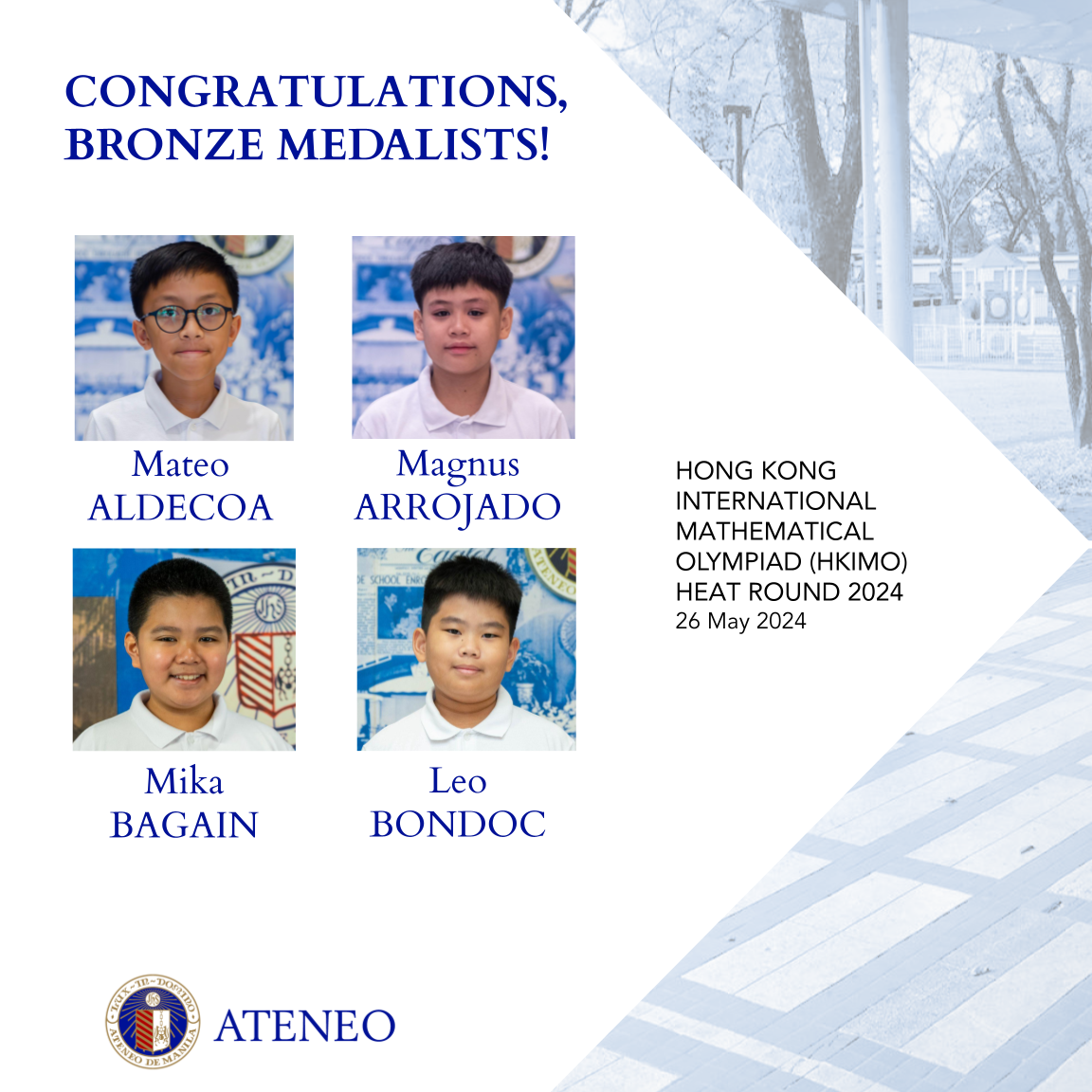 HKIMO Heat Round AGS Bronze 1 of 3  