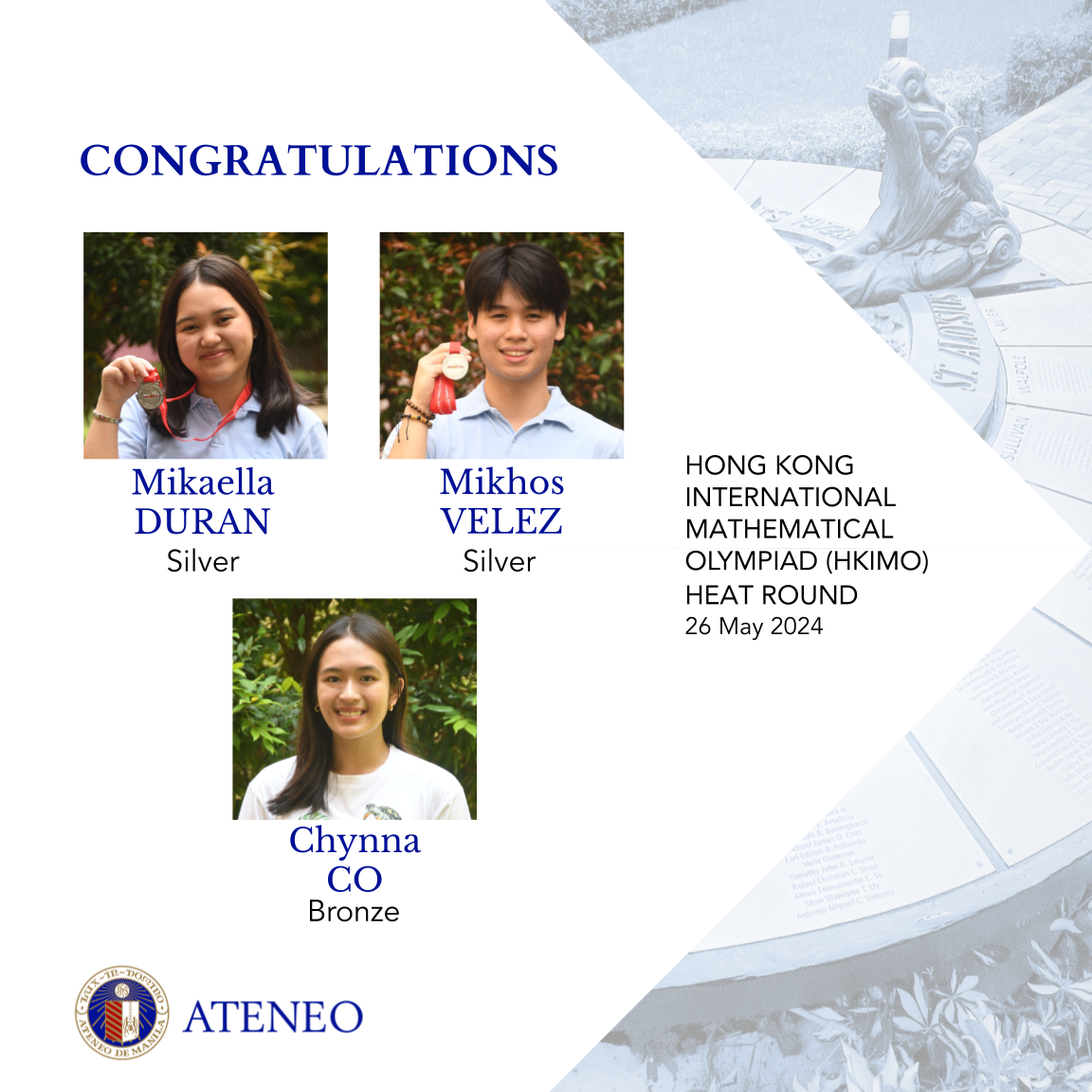 HKIMO 2024 Heat Round Silver Bronze    