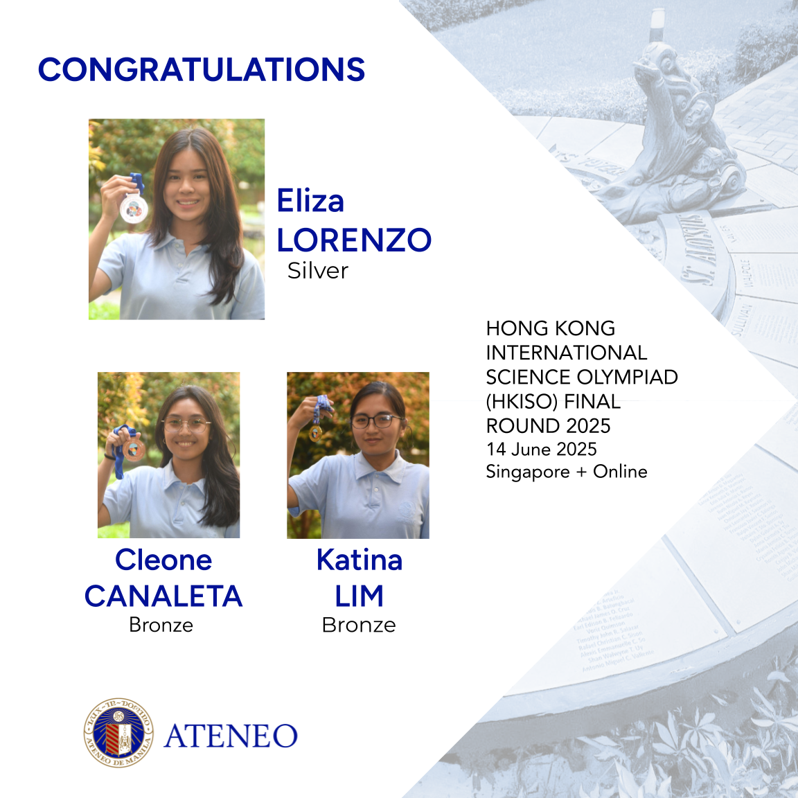 Eliza Lorezo Cleone Canaleta Katin Lim HKISO 2025 Final Round 