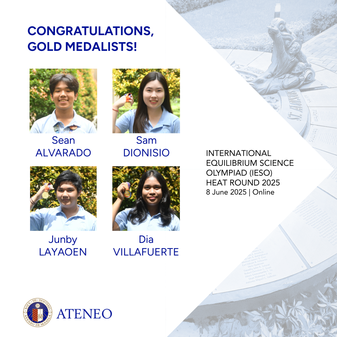 Sean Alvarado Sam Dionisio Juby Layaoen Jr Dia Villafuerte