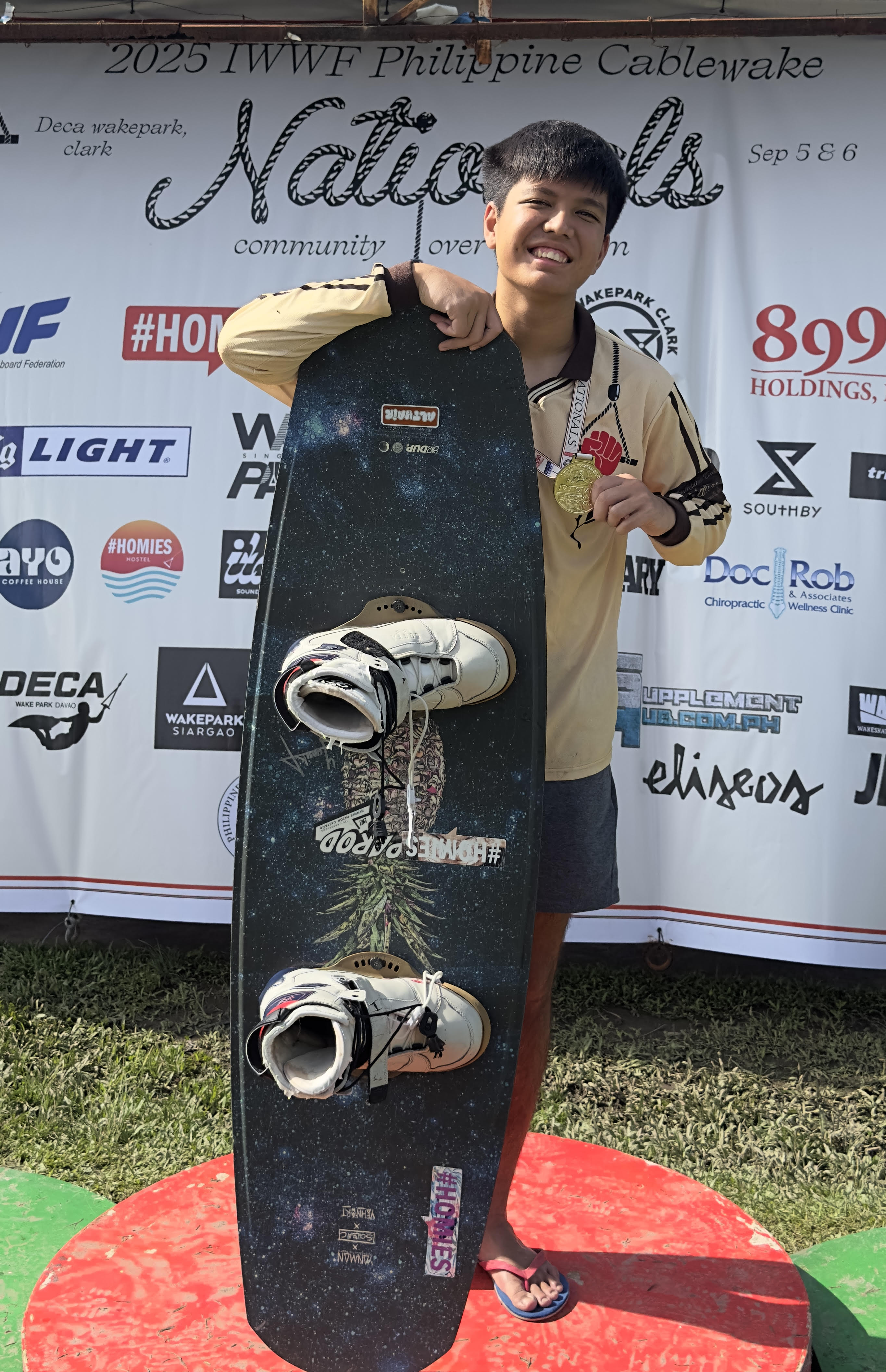 Gold medalist Jose Ignacio (ASHS Grade 12) 