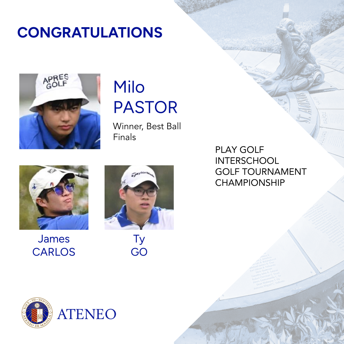 ASHS slide 1 of 1 Interschool Golf 2026