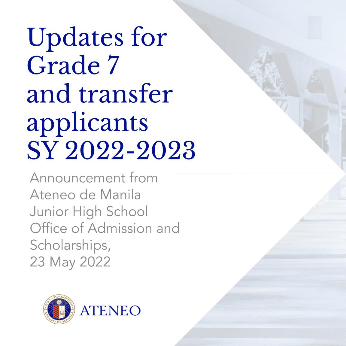 23 May 2022 Update from the AJHS-OAS 