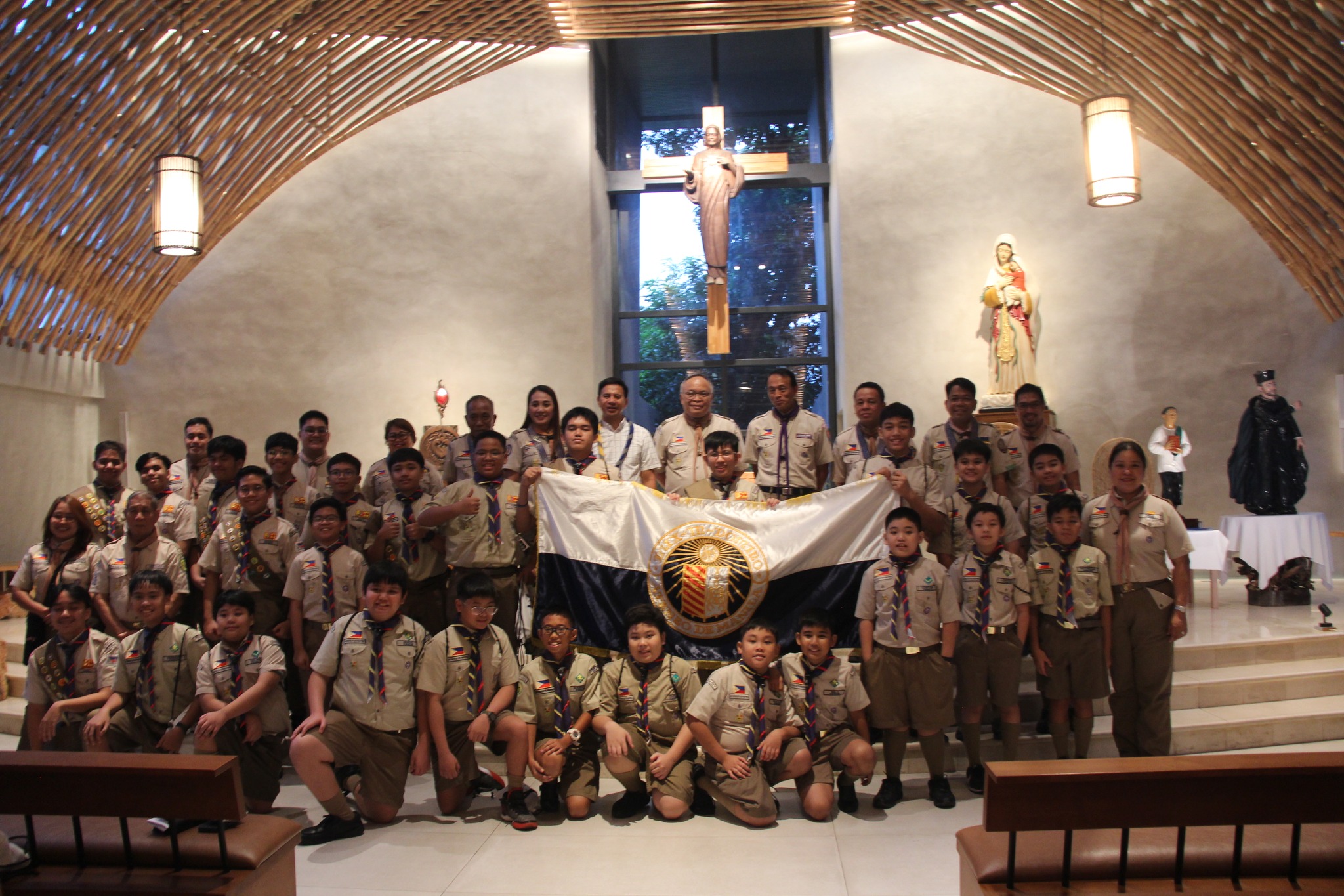 The Ateneo de Manila delegation was the largest at the JSSN Camp  