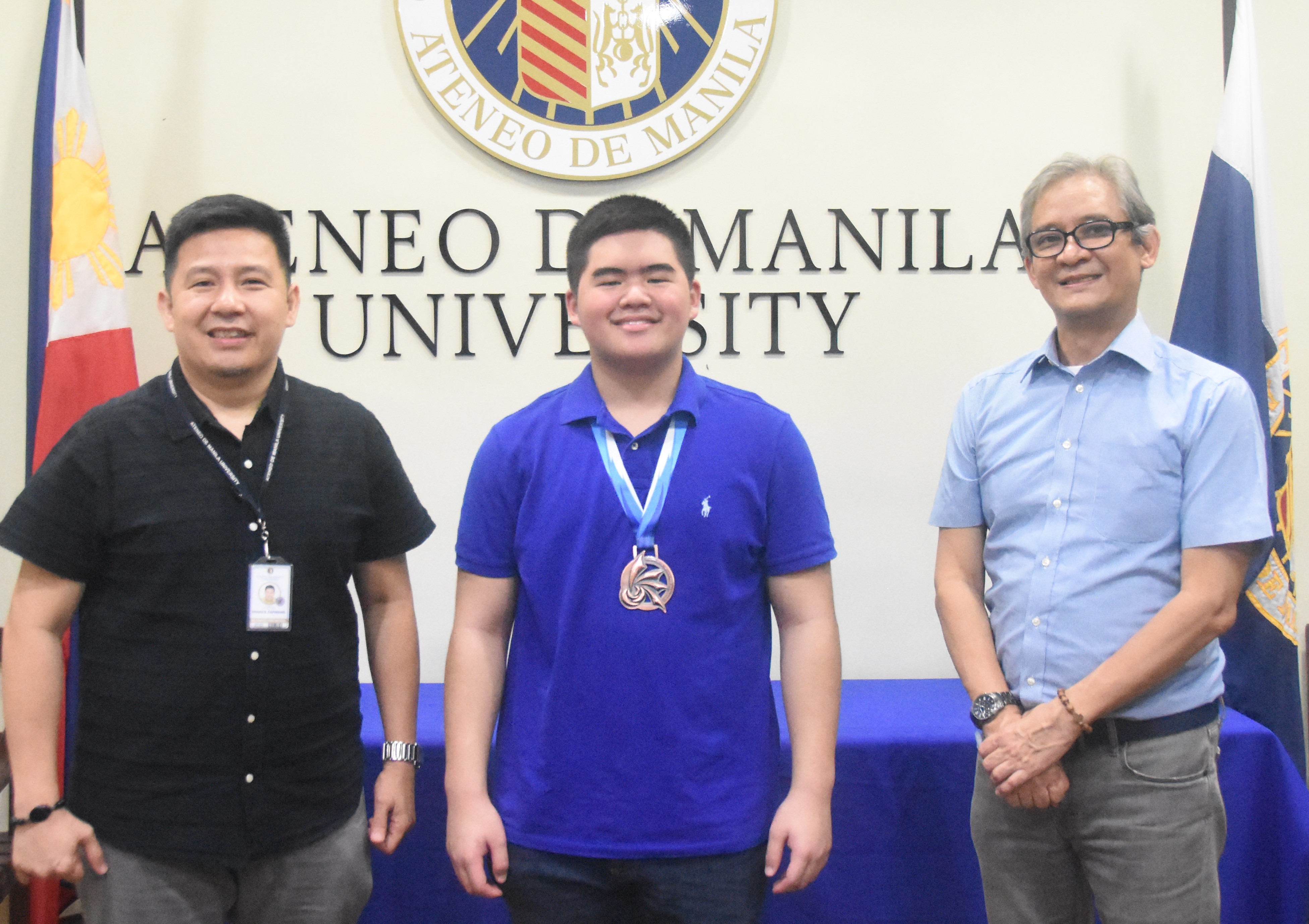 (L-R) Ron Capinding, Kian Matienzo, Jonny Salvador 