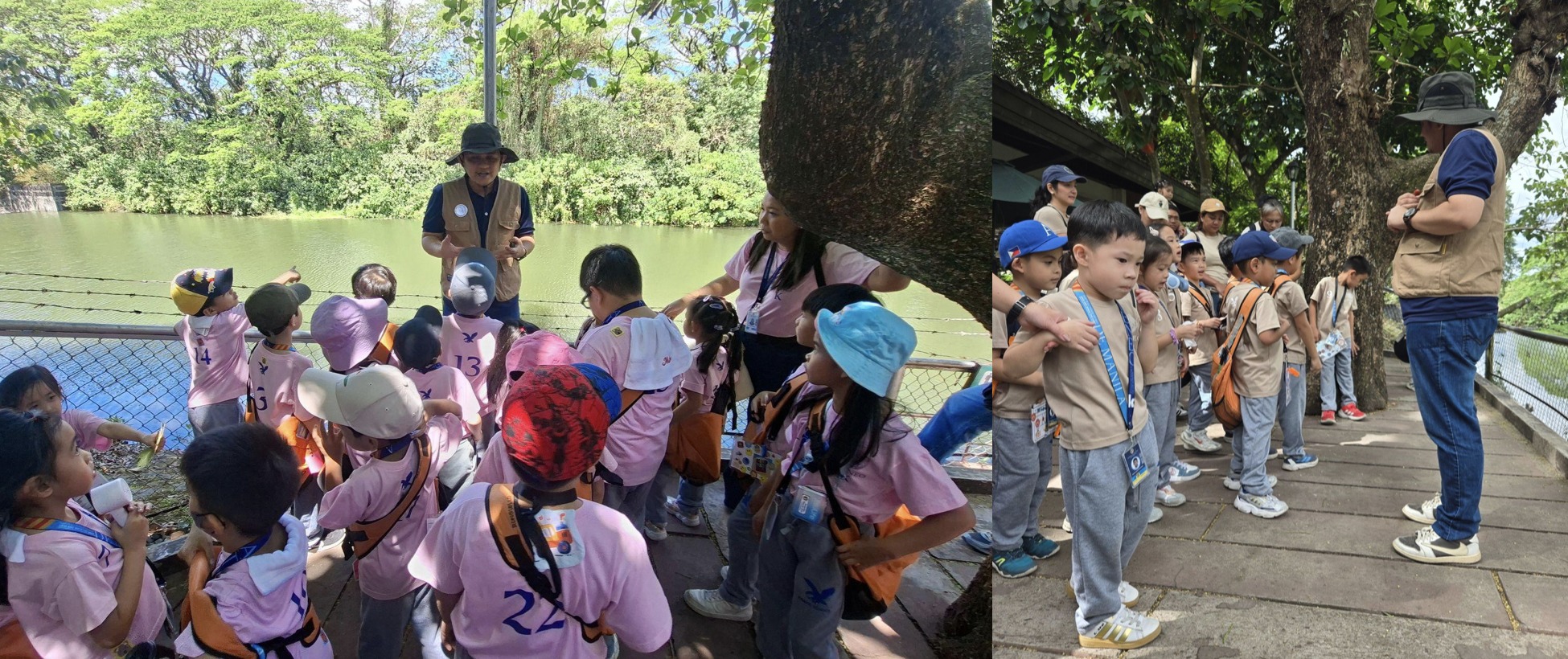 Getting up close with one of our city’s vital water sources. (Photo courtesy of Mericon Navarro and Mia Joseph-Araga)