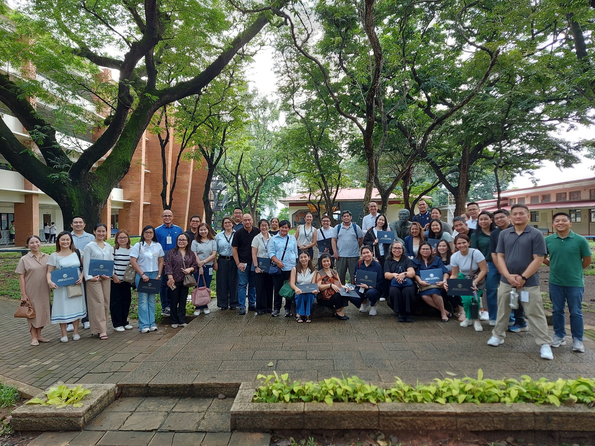 Parents pose for posterity