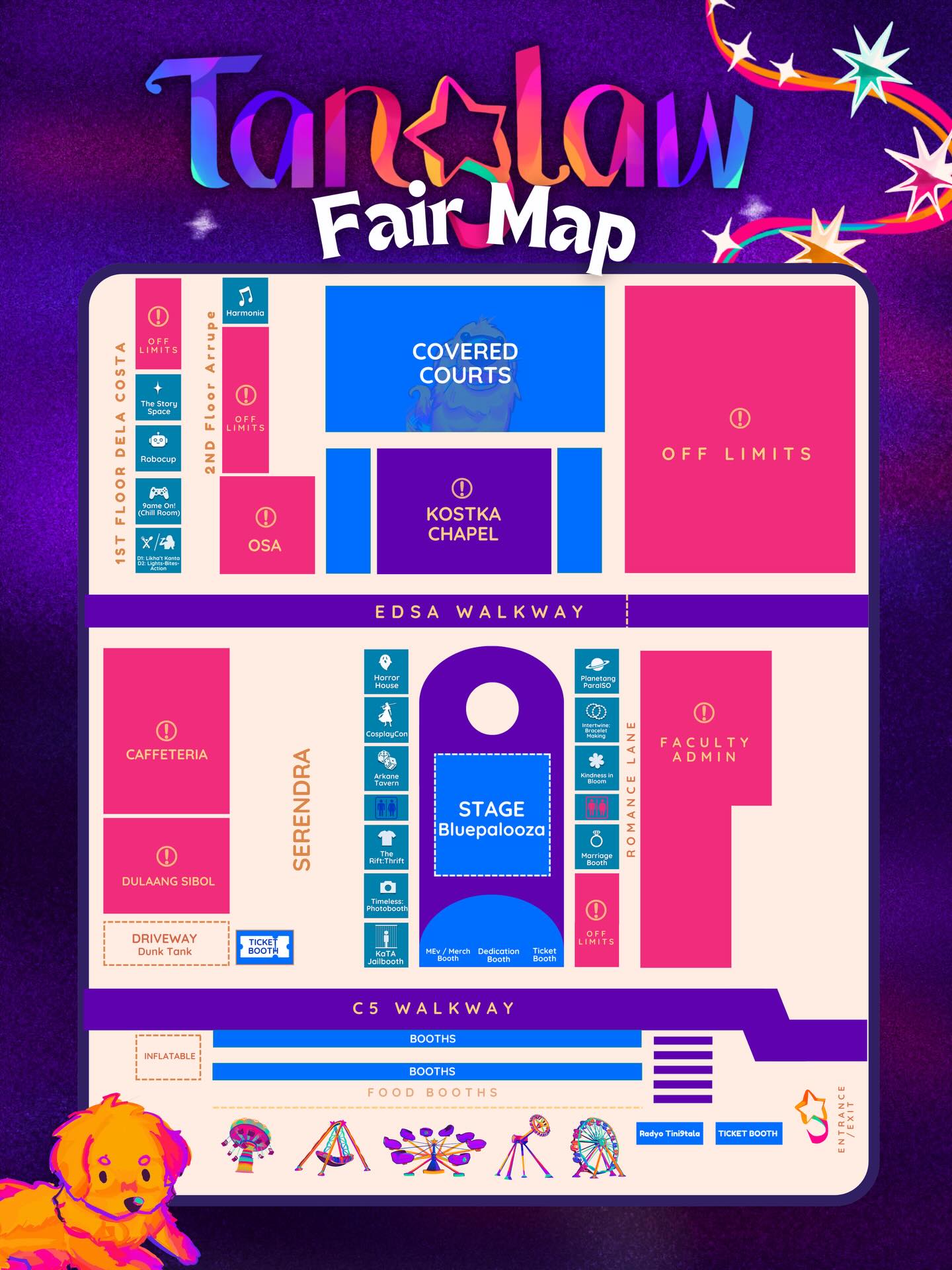 Tanglaw Tan9law Fair Map