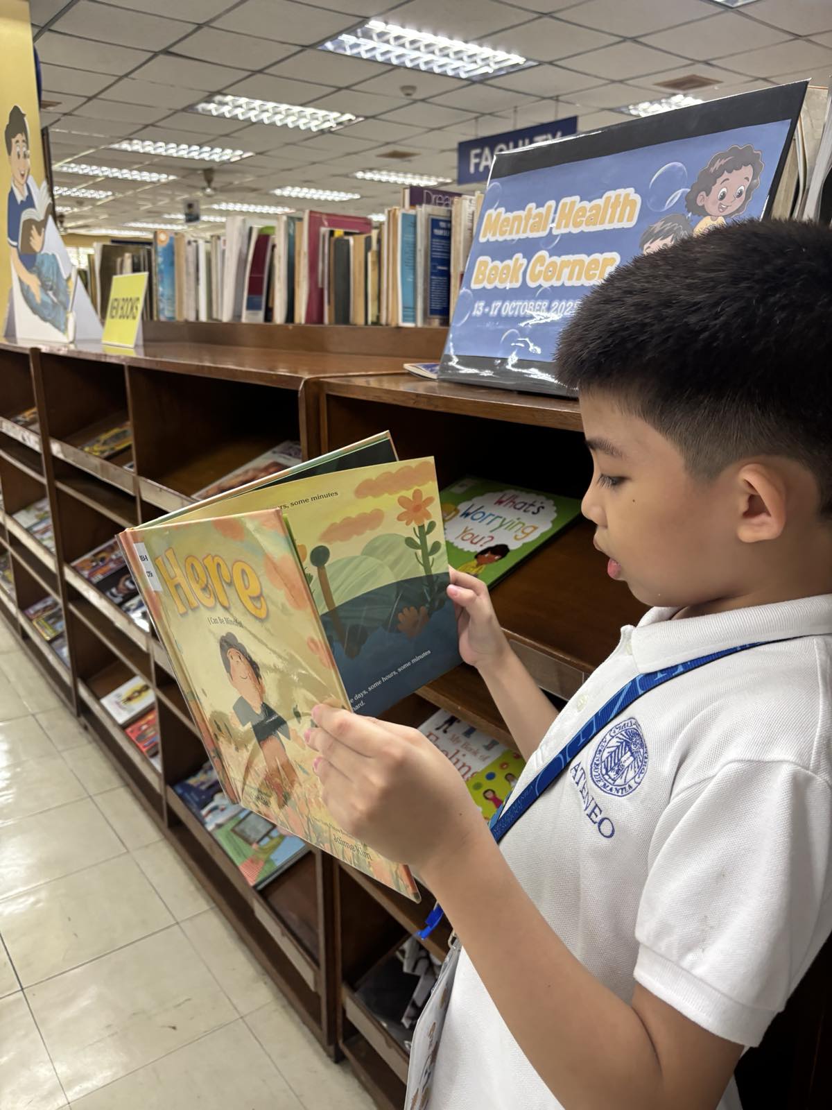 the KEMC's Mental Health Book Corner 