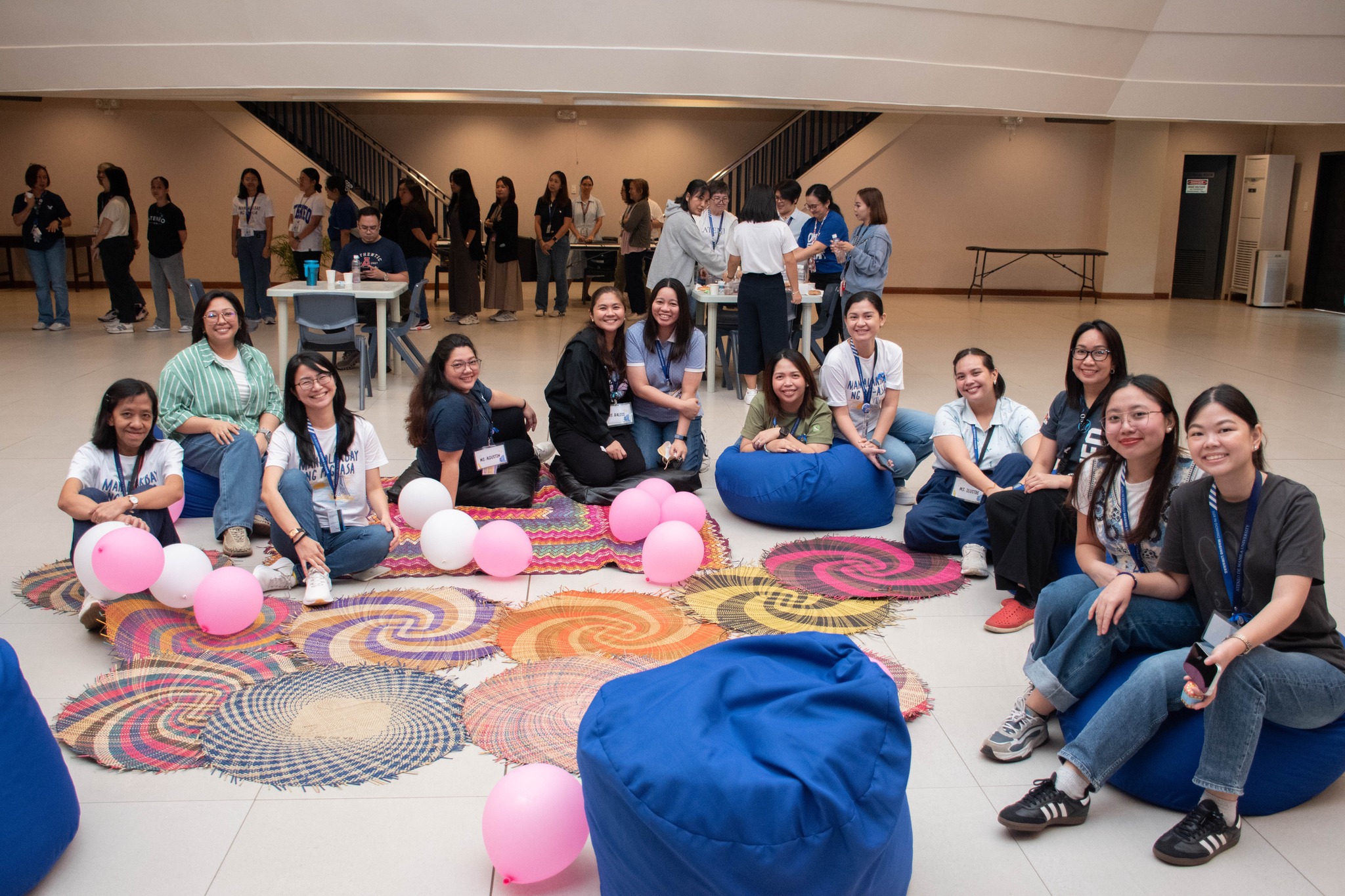 Teachers and staff at the Singson Hall Wellness Room