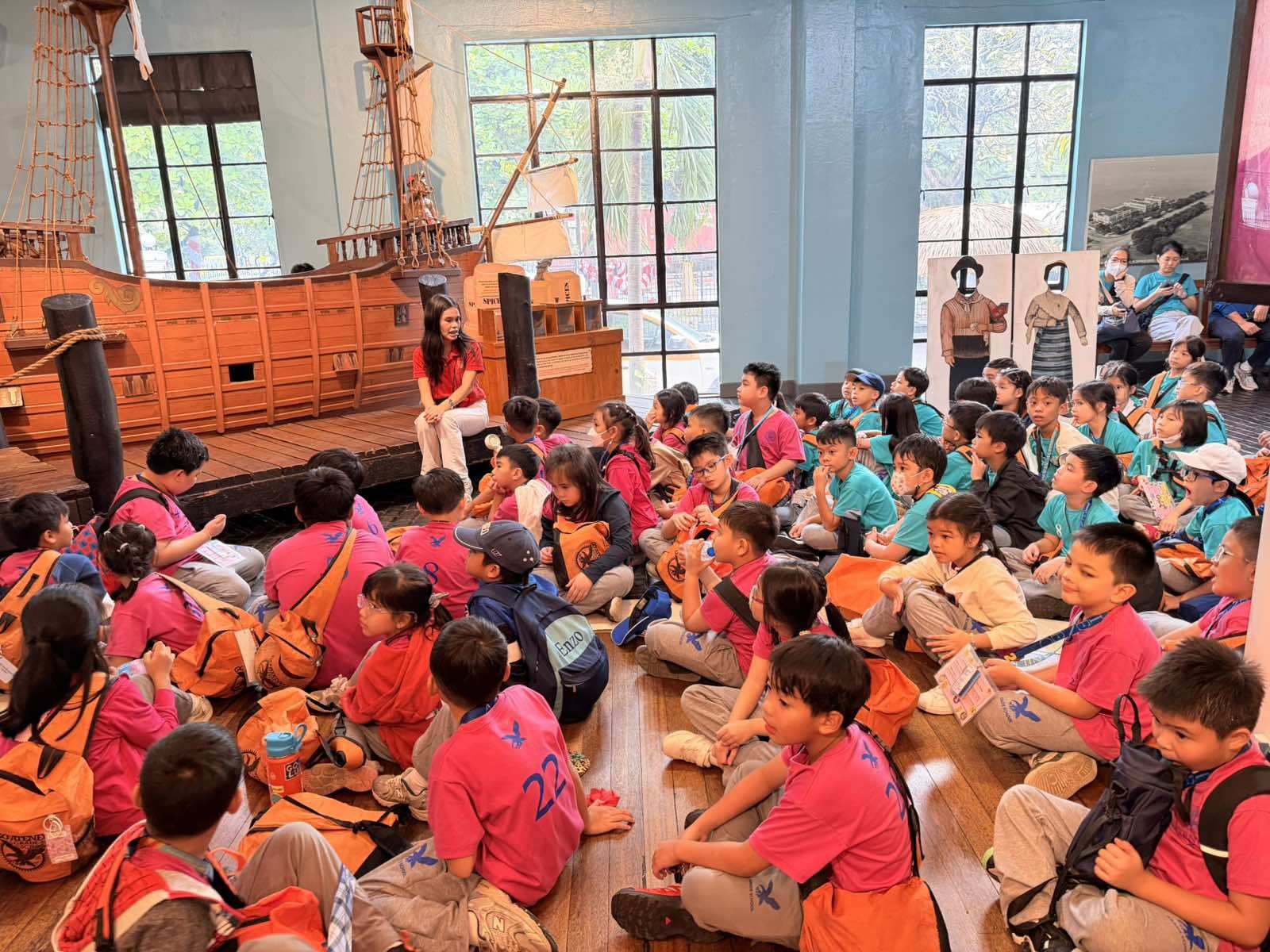 Students from Talisay and Yakal delved into the history of the Galleon Trade.