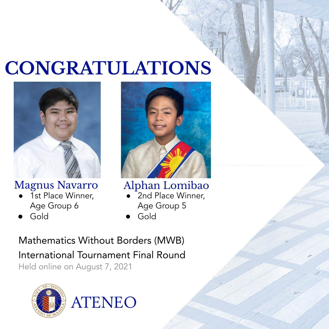 Magnus Navarro, Alphan Lomibao   