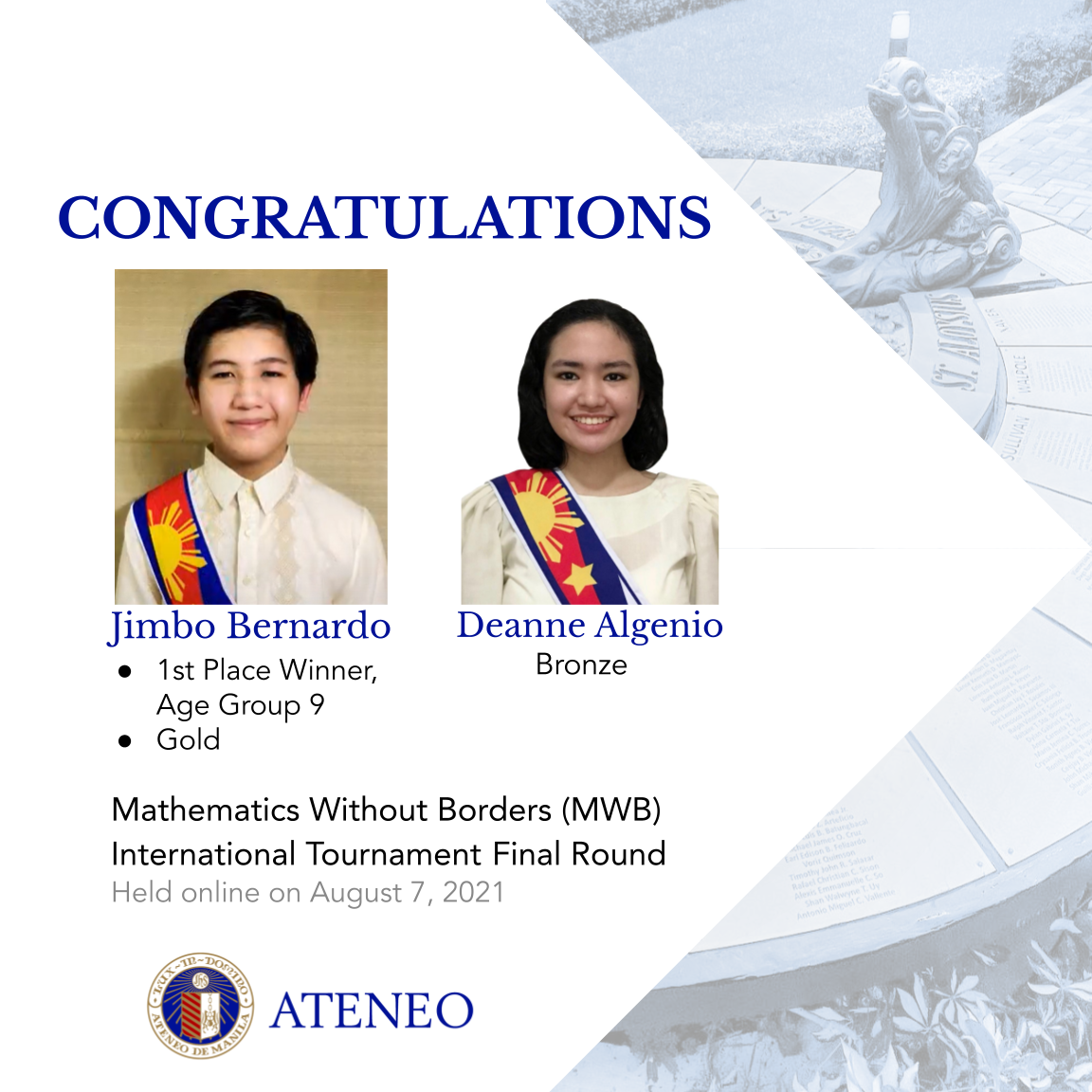 Jimbo Bernardo, Deanne Algenio