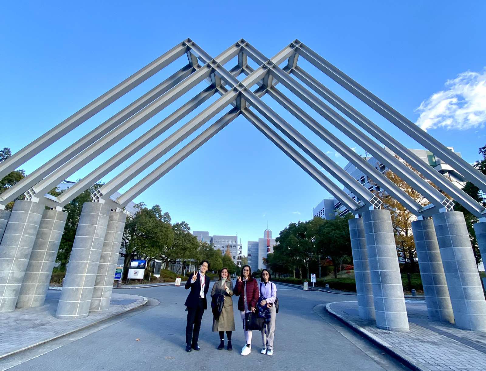 Photo with a representative from NARA Institute of Science and Technology (NAIST), Mr Motomi Takada and representatives from AIPO
