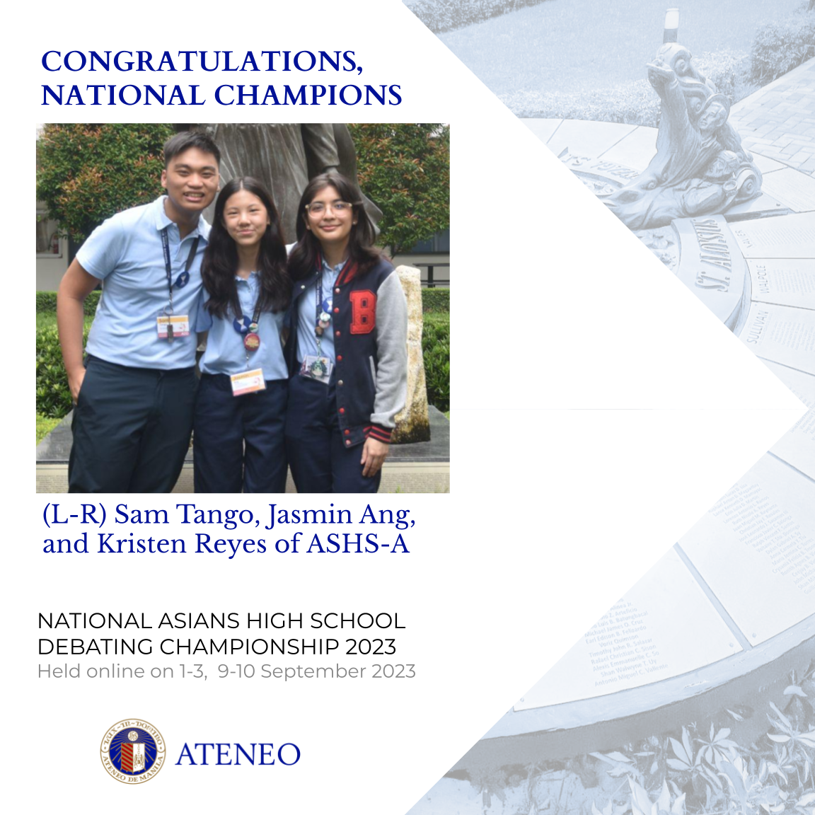 ASHS A is NAsHDC 2023 champion 