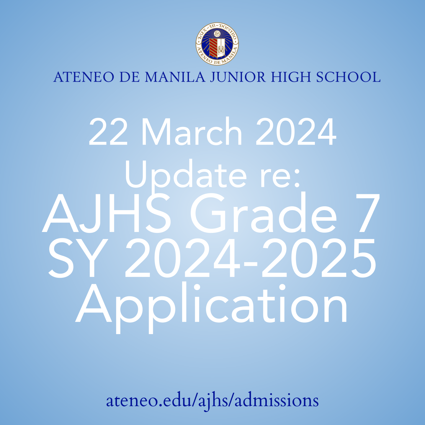 22 March 2024 Update from AJHS OAS 