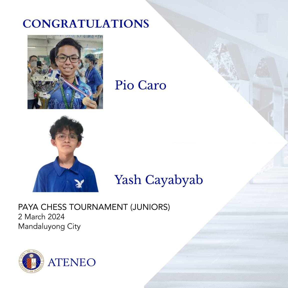 AJHS players of the Juniors Team 