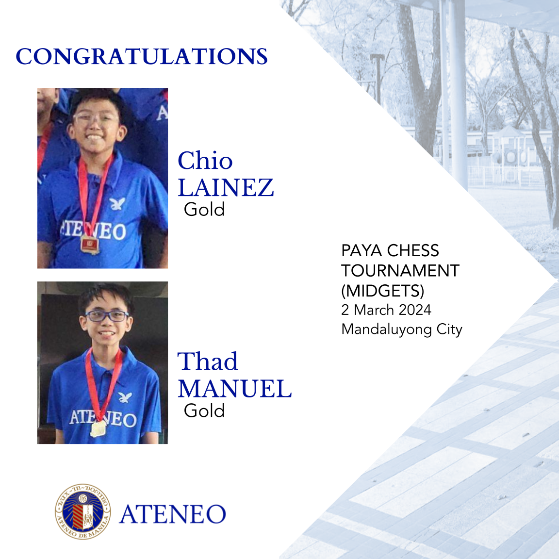 The AGS players of the Midgets team 