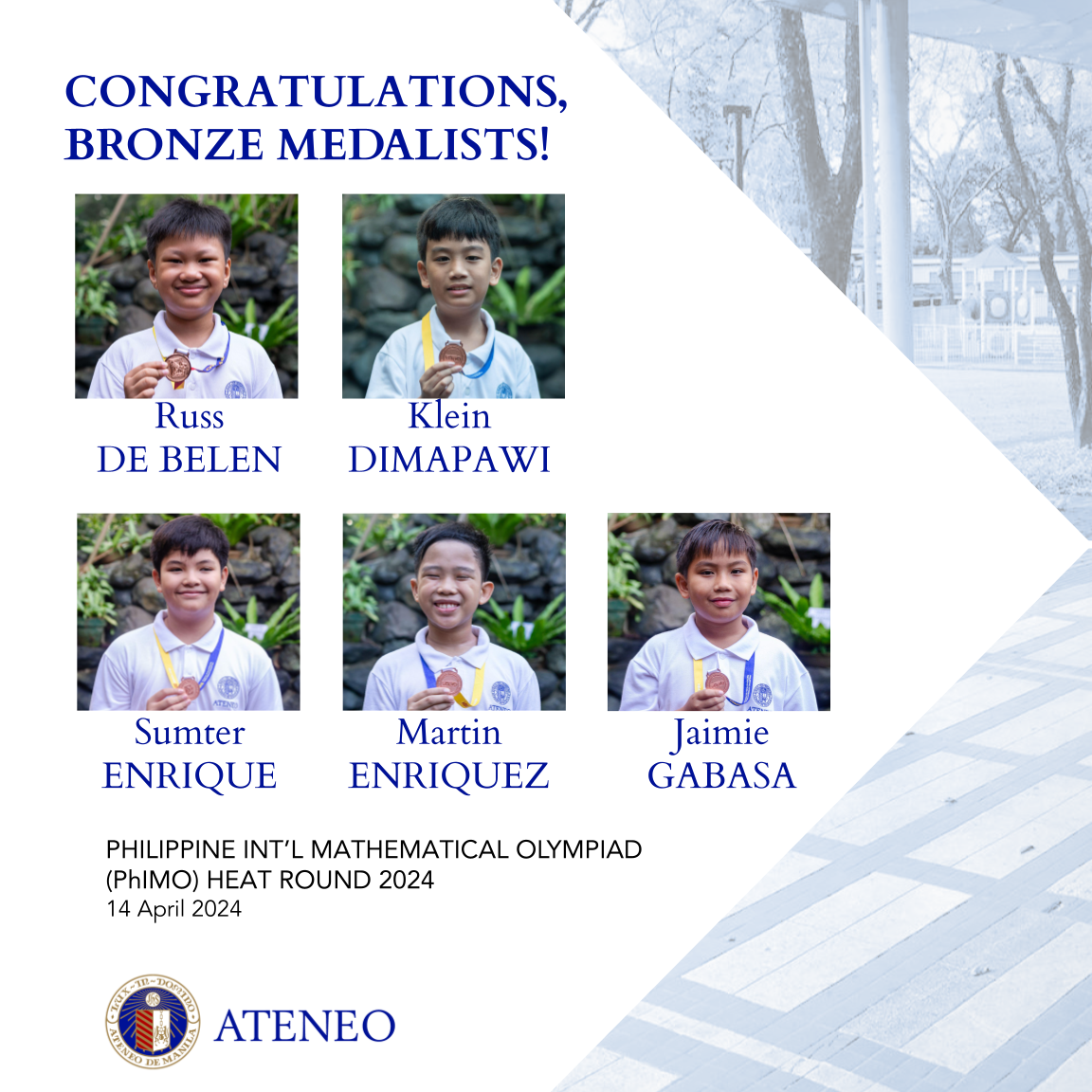 PhIMO HR Bronze medalists slide 2  