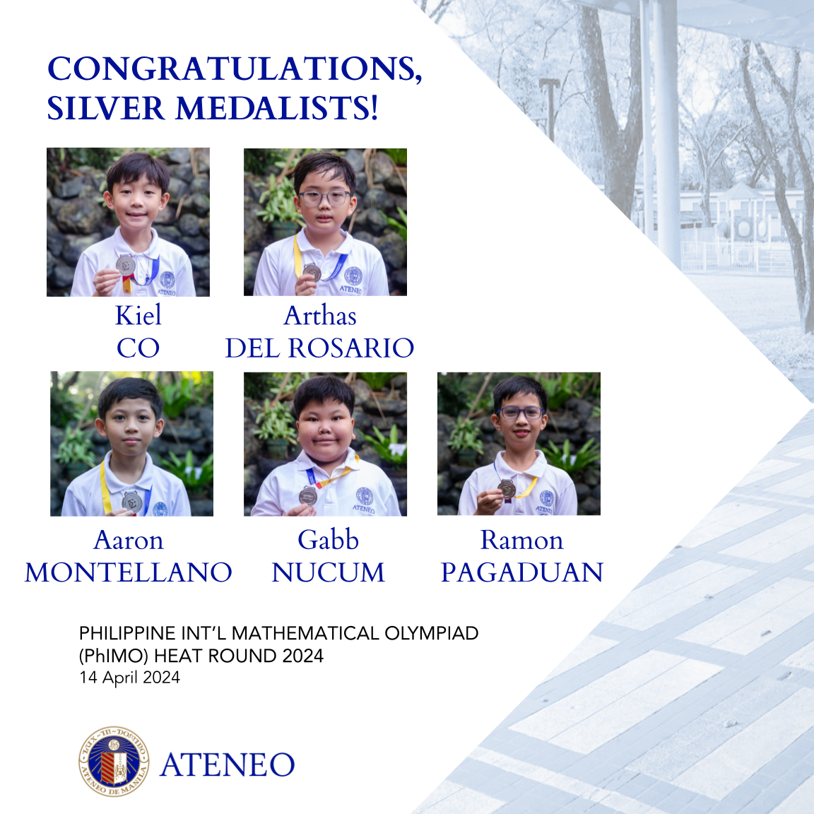 PhIMO HR silver medalists slide 2 