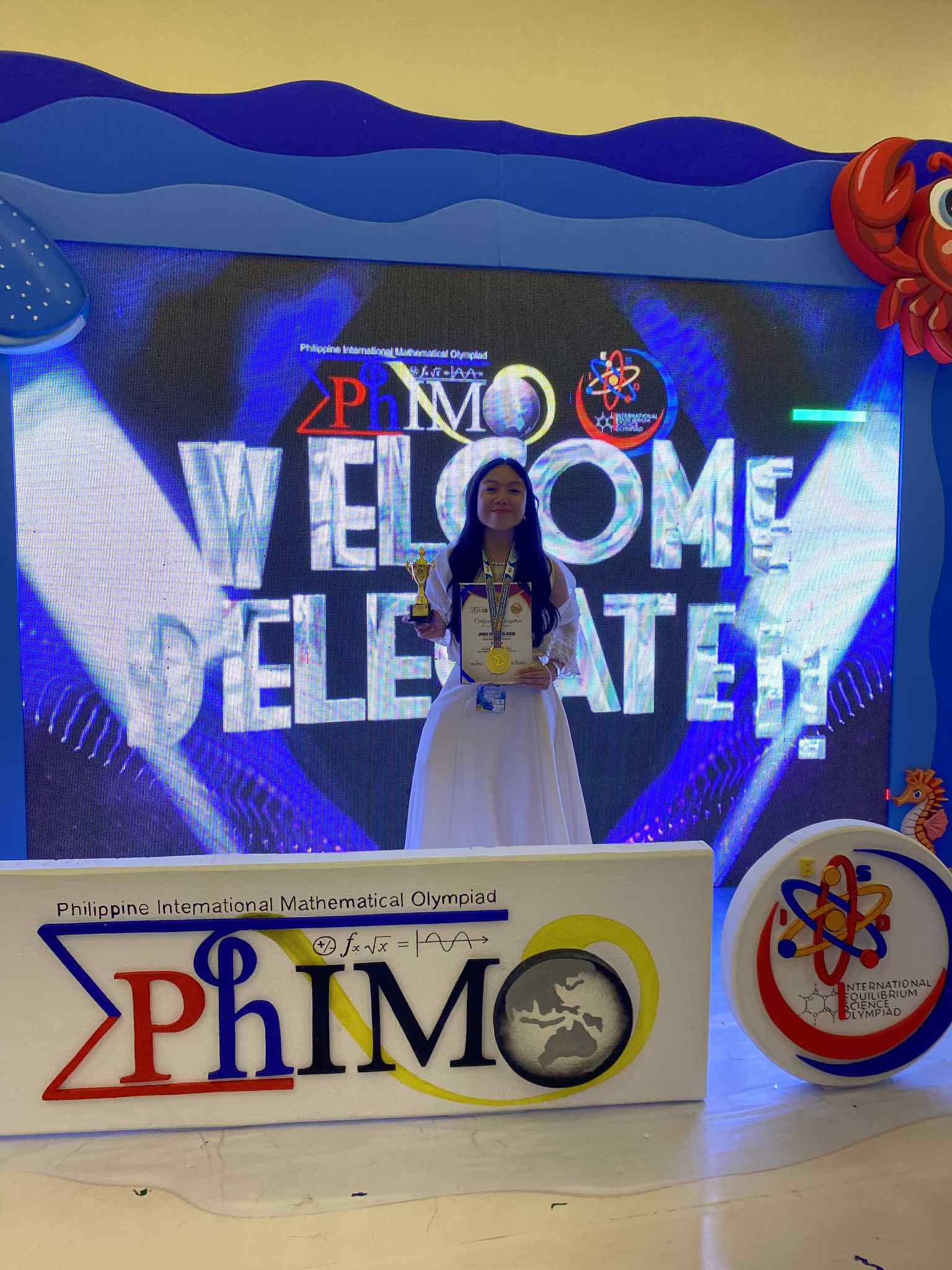 Jam Vejerano onsite at PhIMO Final Round in Cebu