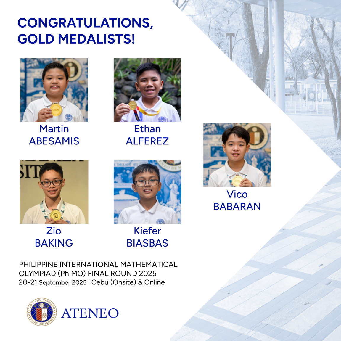 PhIMO final round 2025 AGS gold slide 1