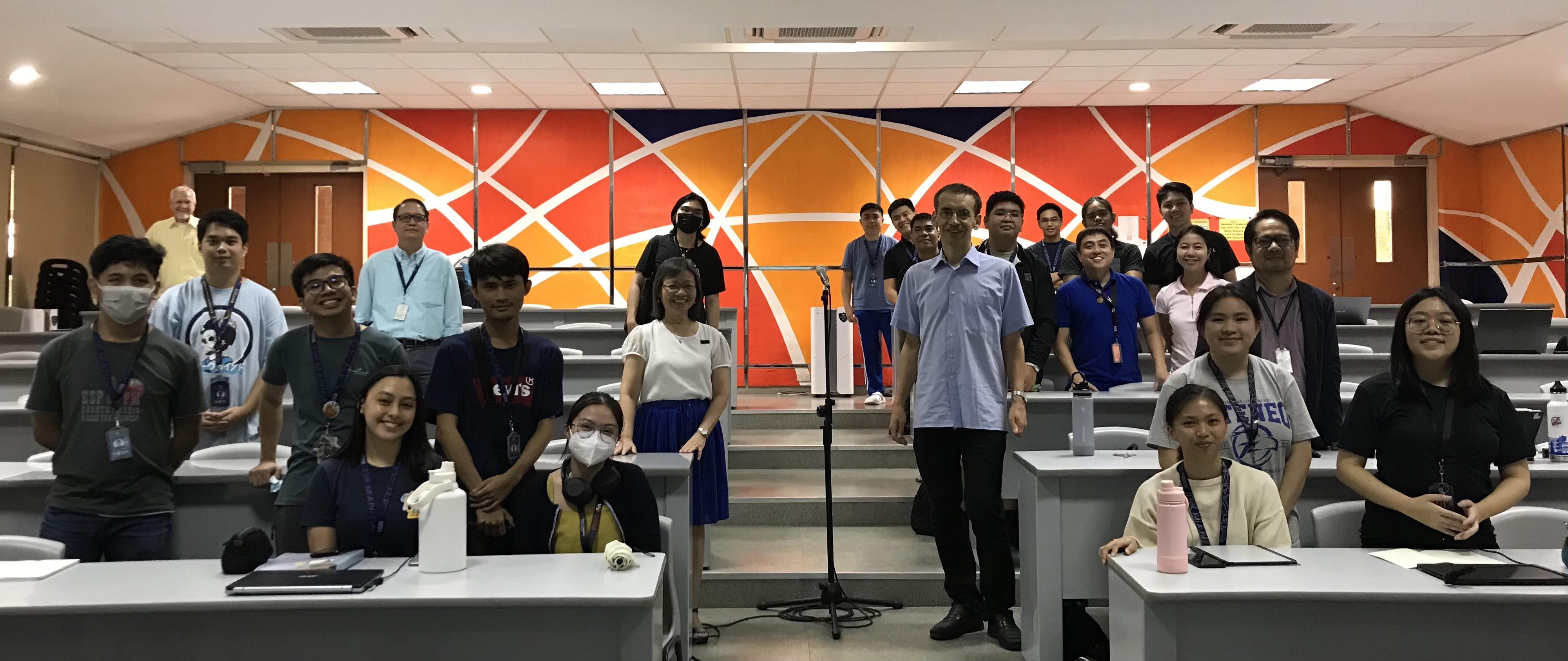 Bro Matthias with audience