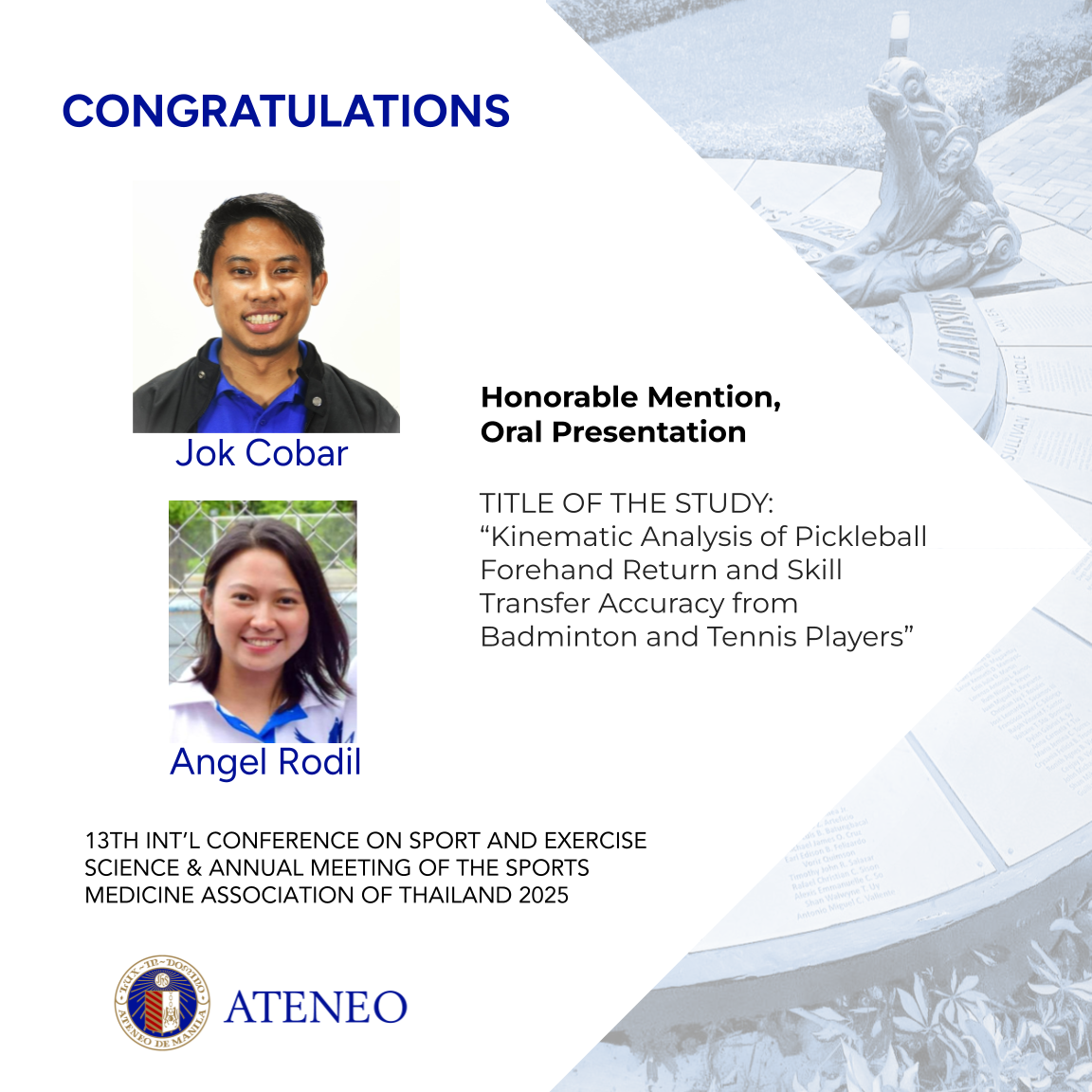 Jok Cobar and Angel Rodil 