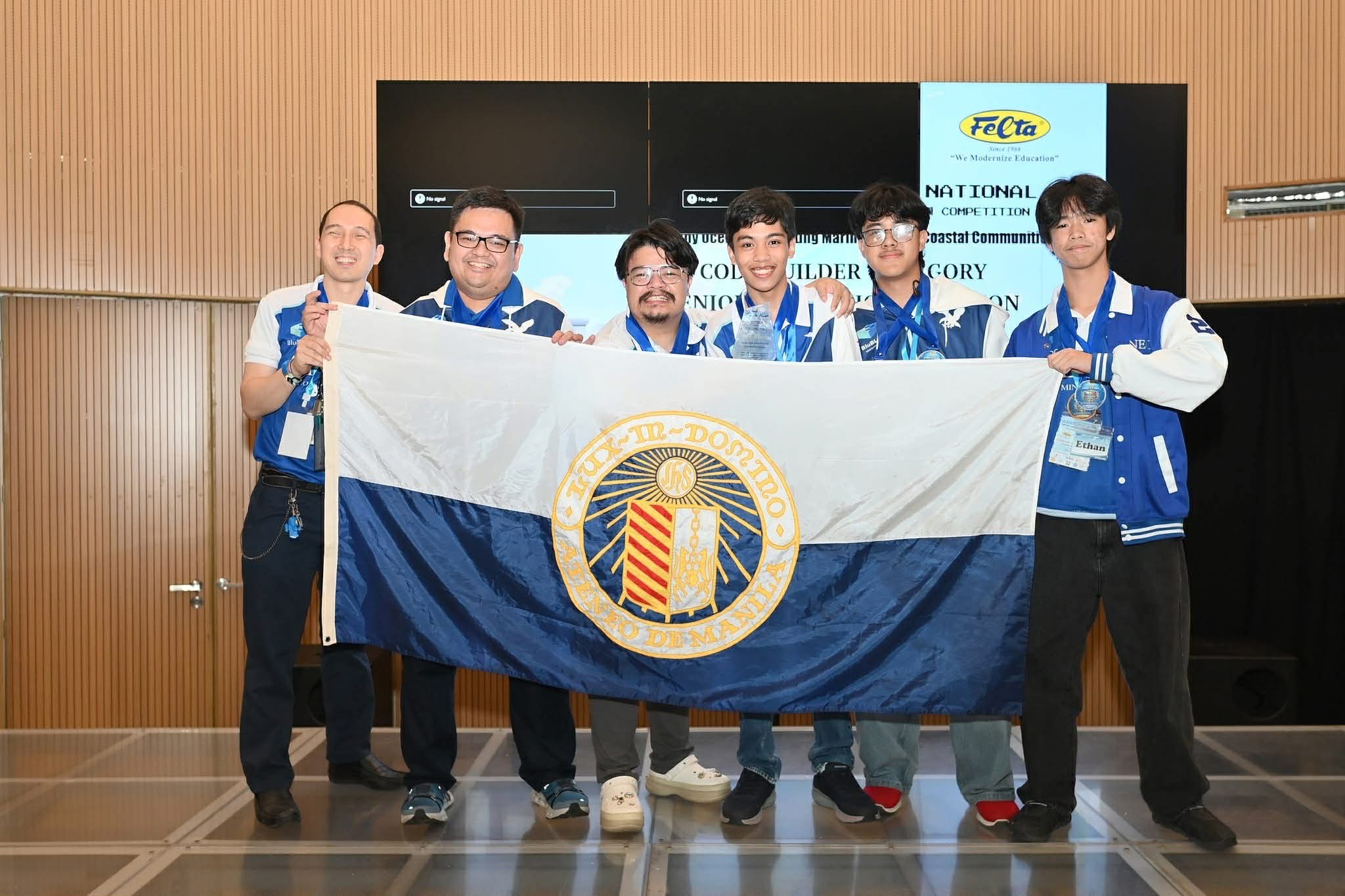 From left: Joel Falgui, Jason Arias, LAvi Suabng, Hanns Bumatay, AJ Mendaros, Ethan Hizon