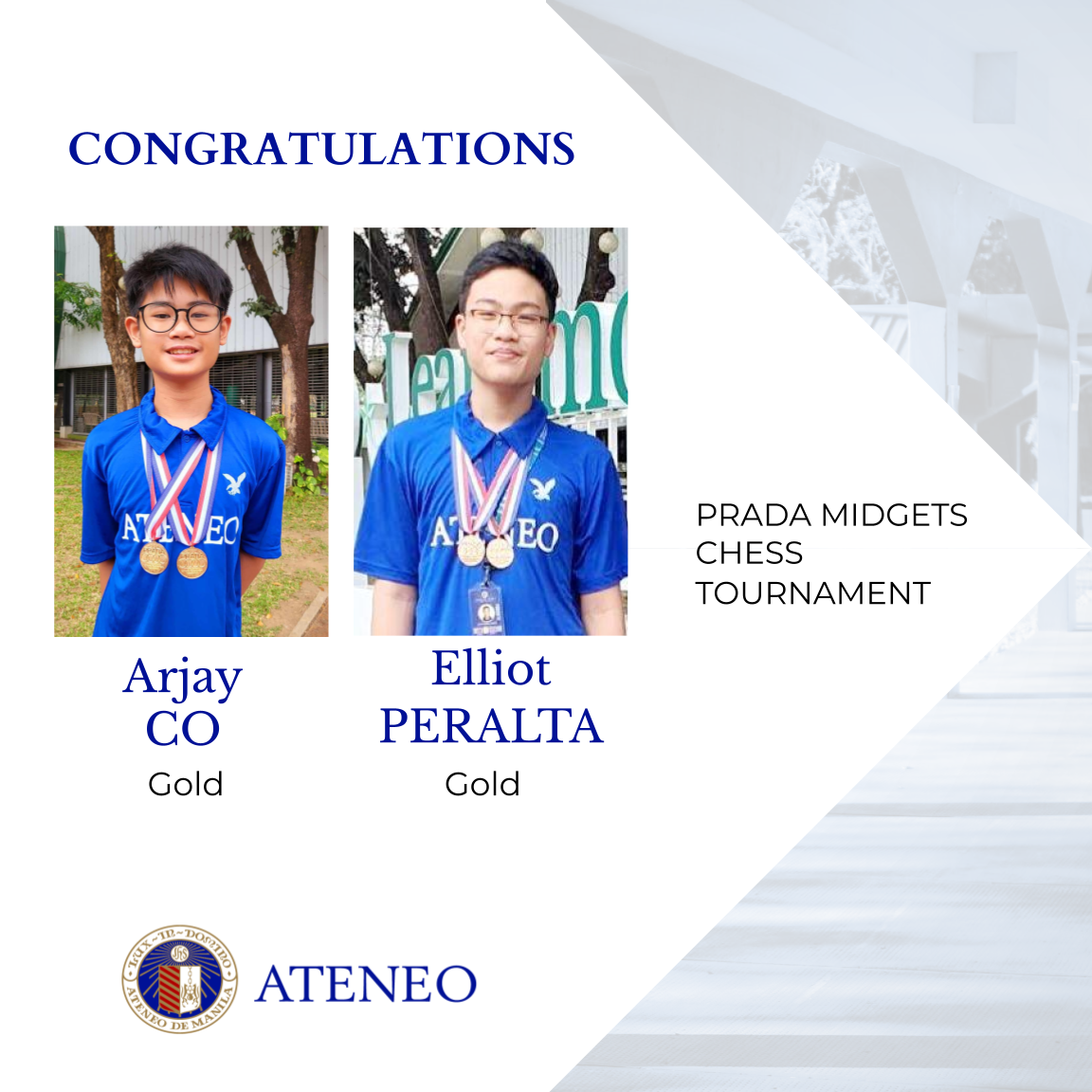 PRADA chess gold medalists 