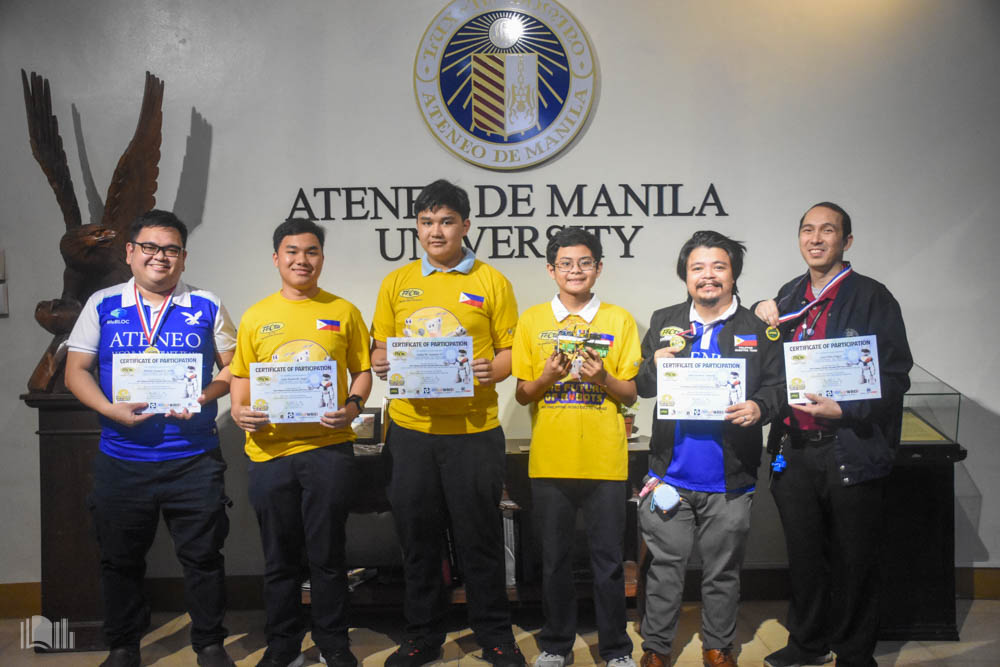 BluBLOC’s Future Engineers Team placed 6th in the PRO, earning a spot in the WRO Asia-Pacific Open as part of the Philippine National Robotics Team. From left: Jason Arias, Liam Daga, Junby Layaoen, Marcus Crisostomo, Lavi Subang, Joel Falgui. Not in photo: Josef Ansay.
