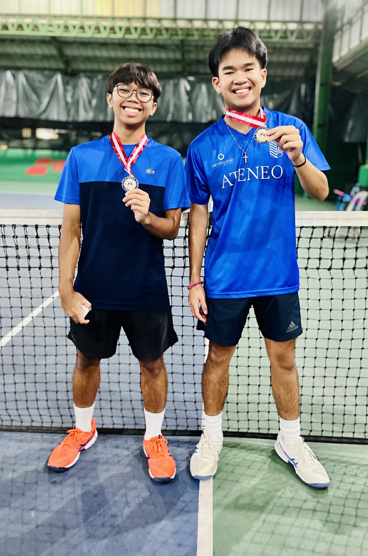 Doubles gold medalists Marcus Dimalaluan & Jaime Reyes  