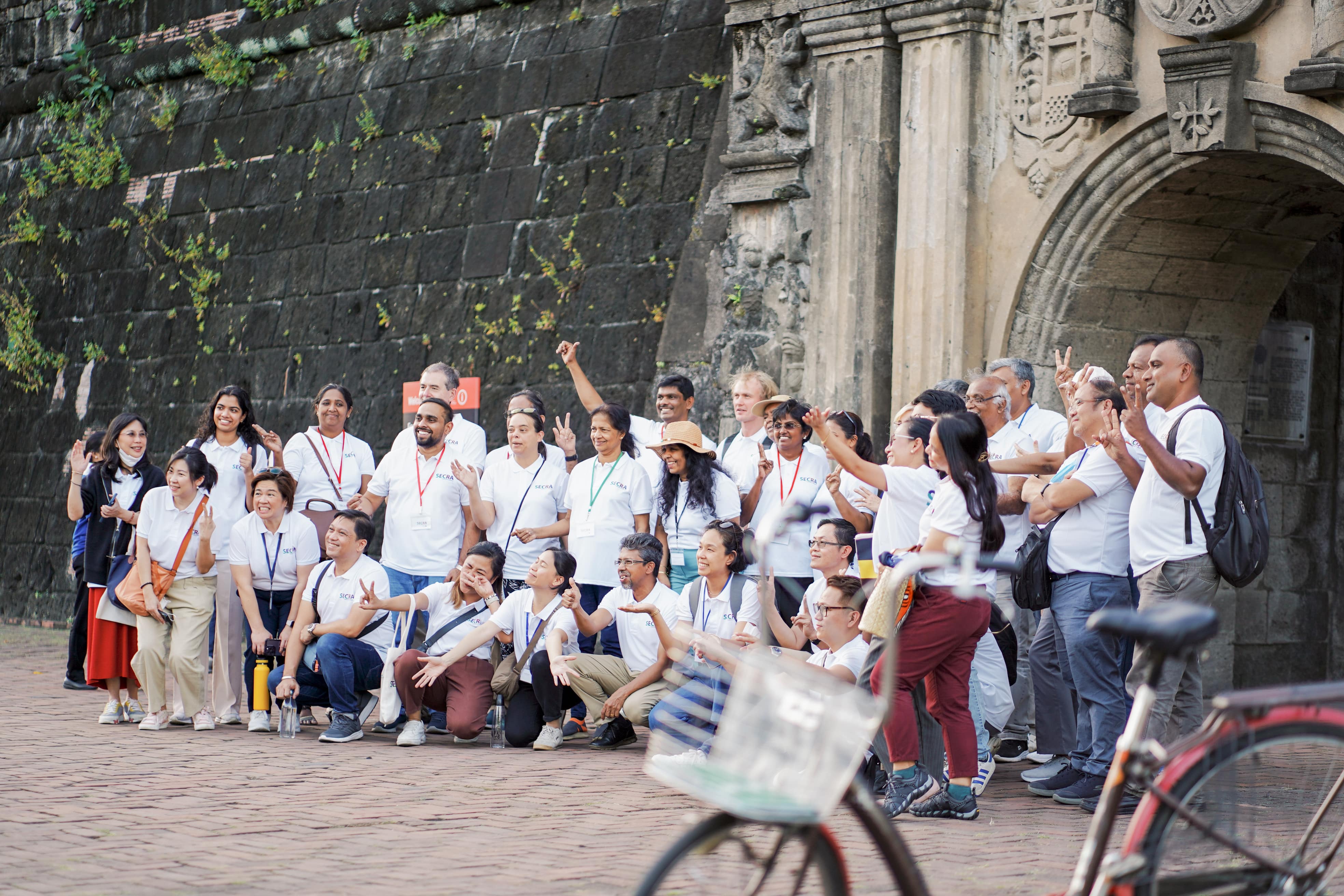 The SECRA Consortium on a tour at Fort Santiago, Intramuros