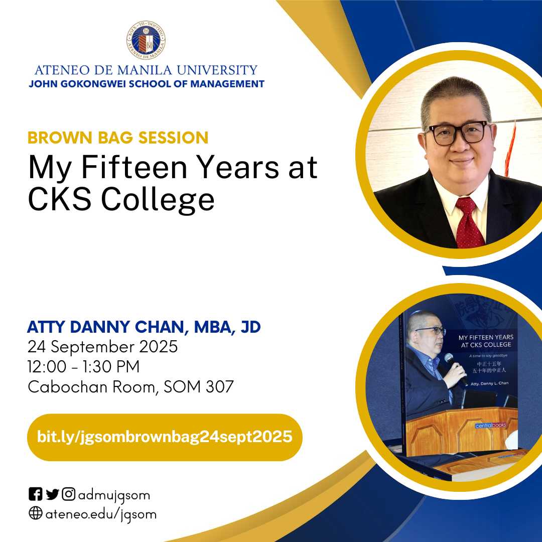 jgsom brown bag sept 24, 2025